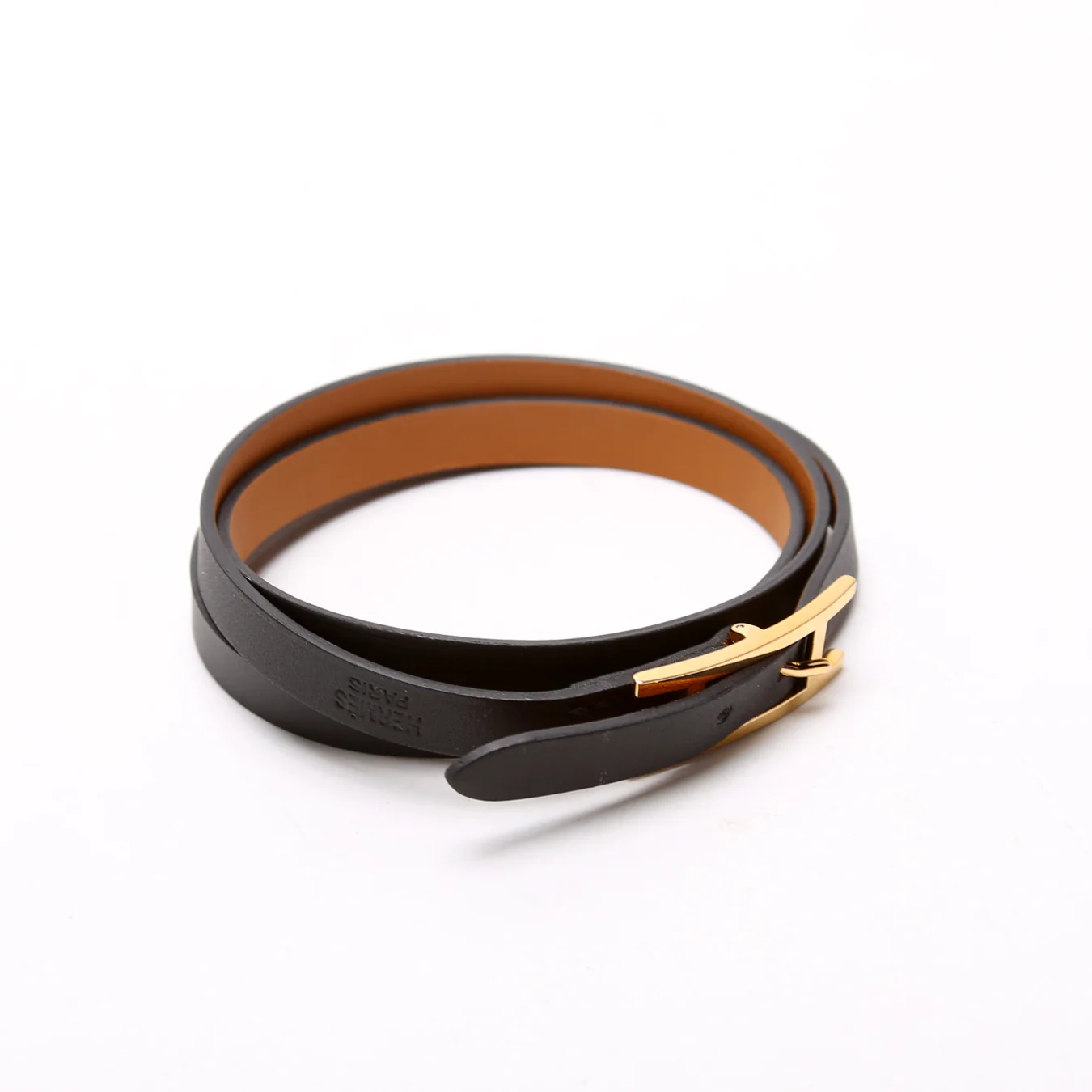 Hapi 3 Wrap Bracelet Black/Brown - Image 2