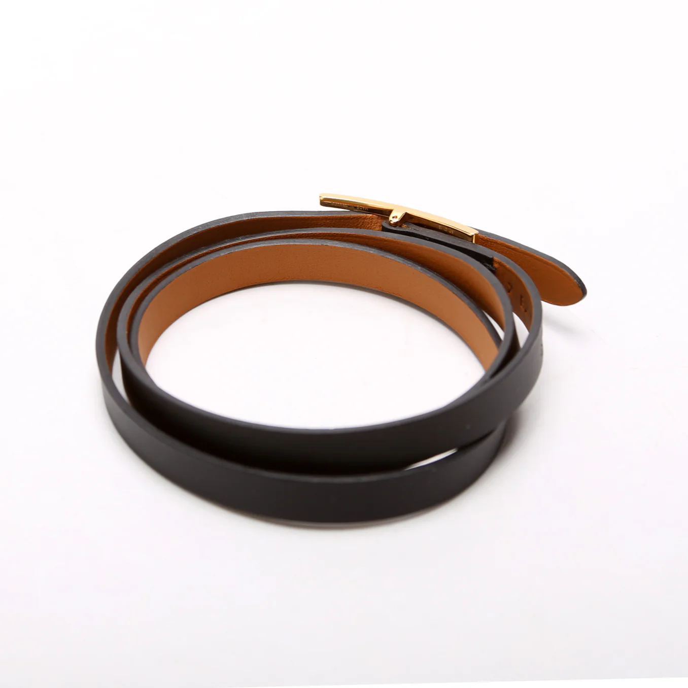 Hapi 3 Wrap Bracelet Black/Brown - Image 3