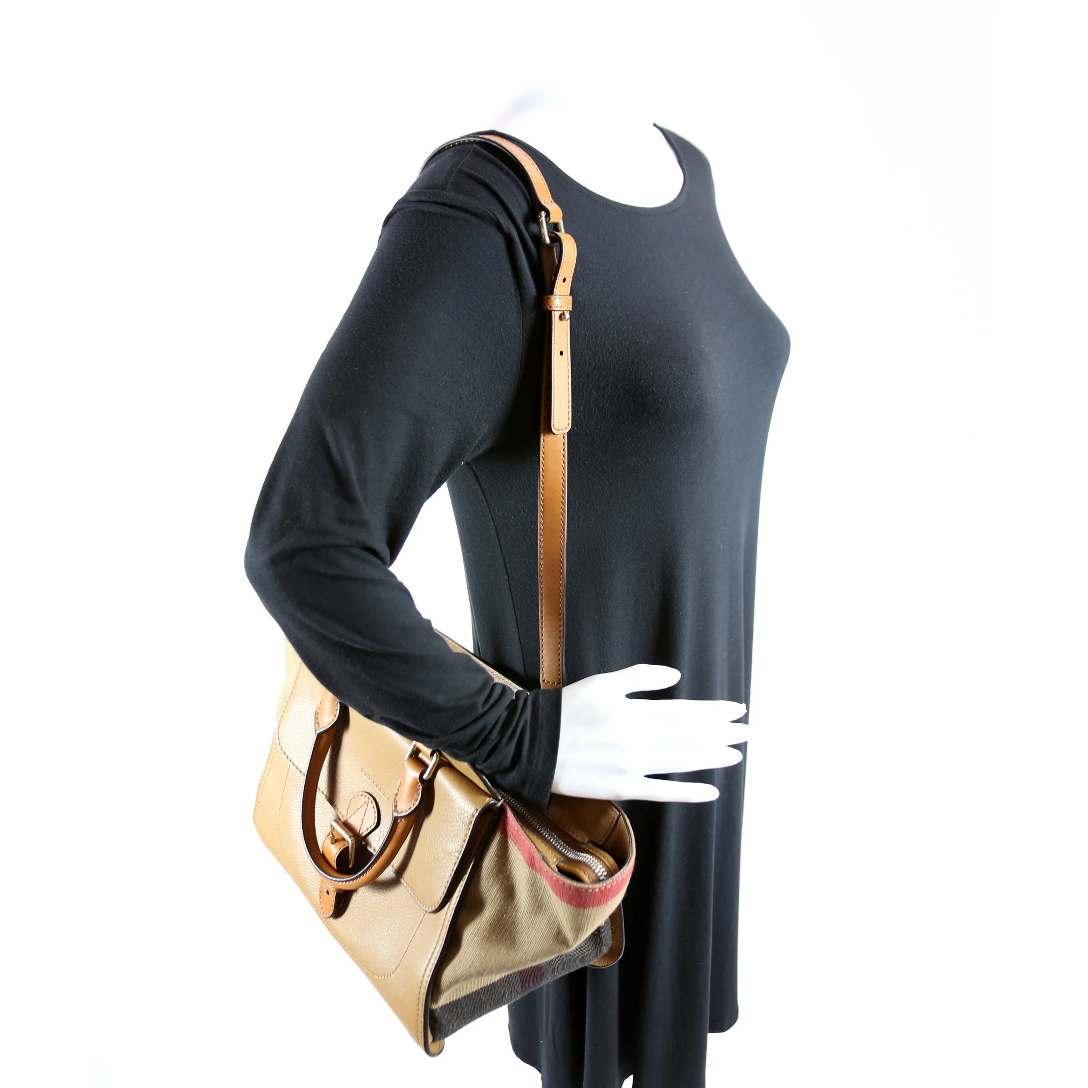 Harcourt Medium Satchel Mega Check - Image 11