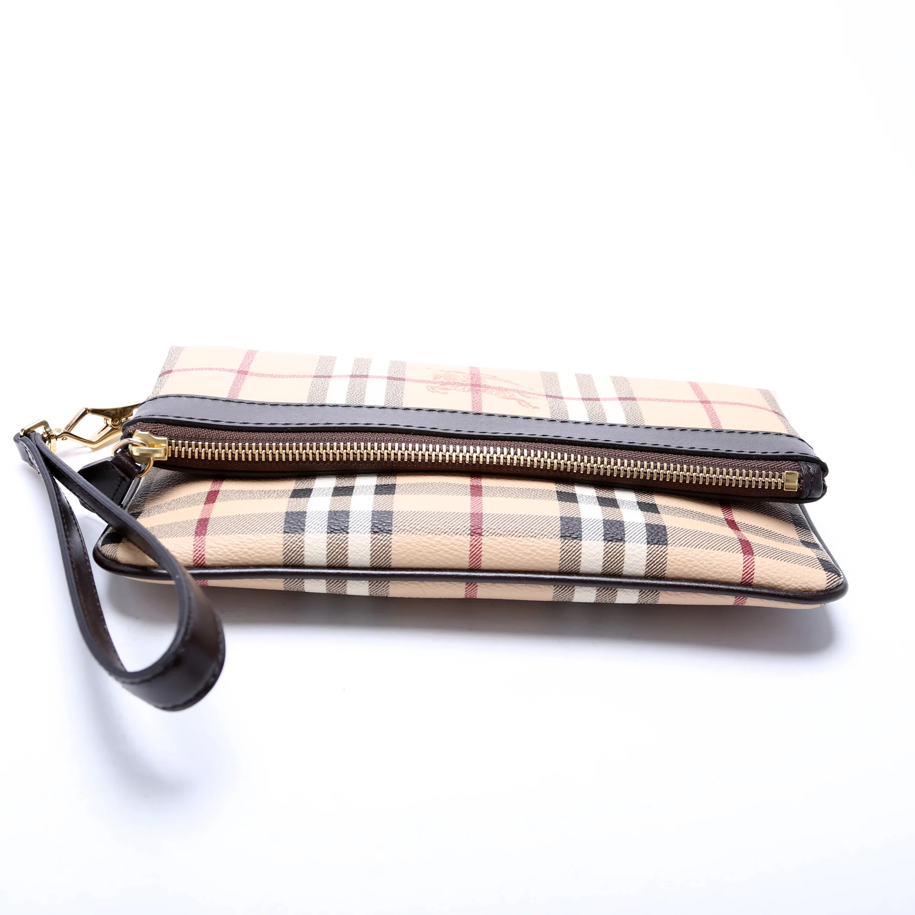 Haymarket Check Adeline Folding Wristlet Clutch - Image 4