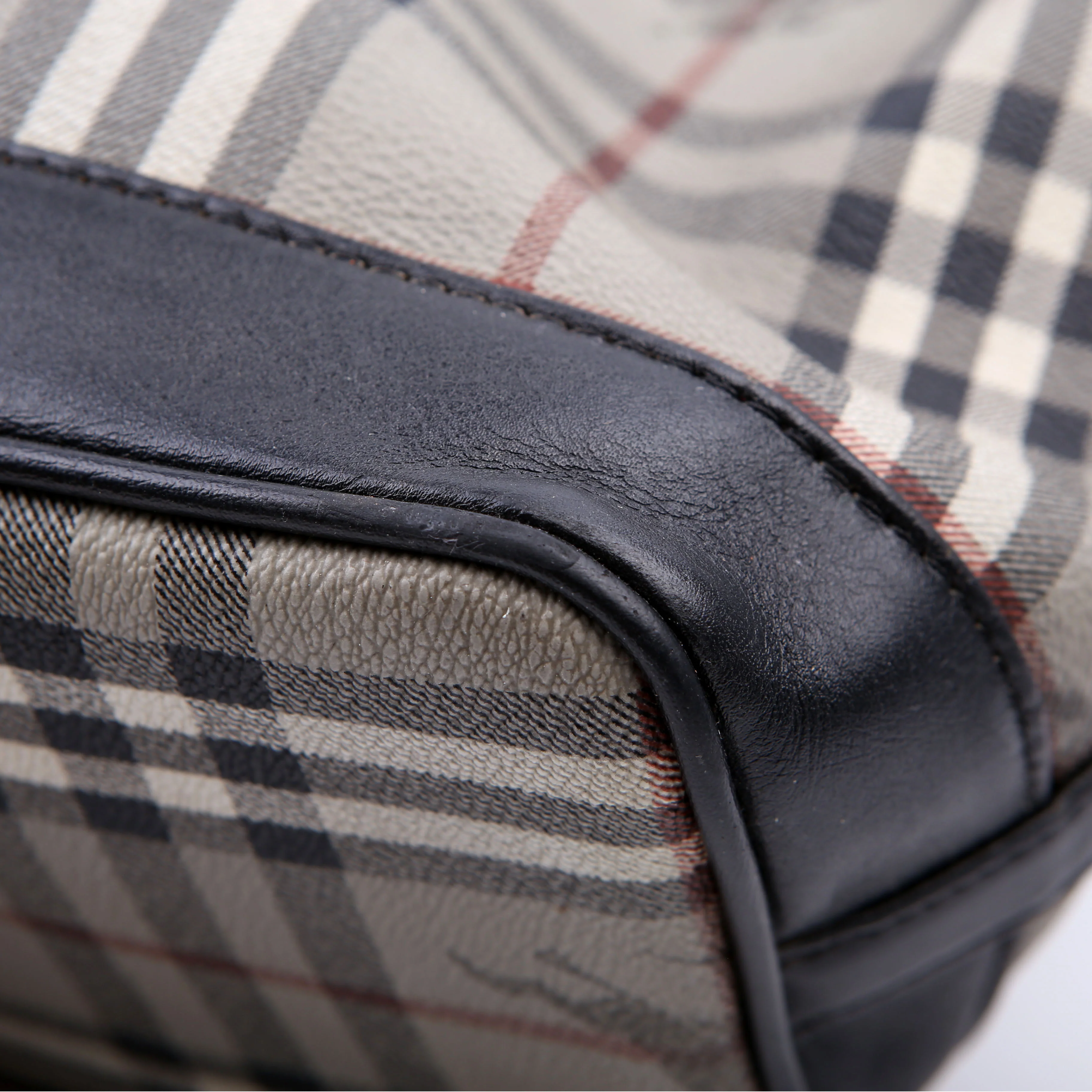 Haymarket Check Medium Bucket Vintage Grey - Image 12