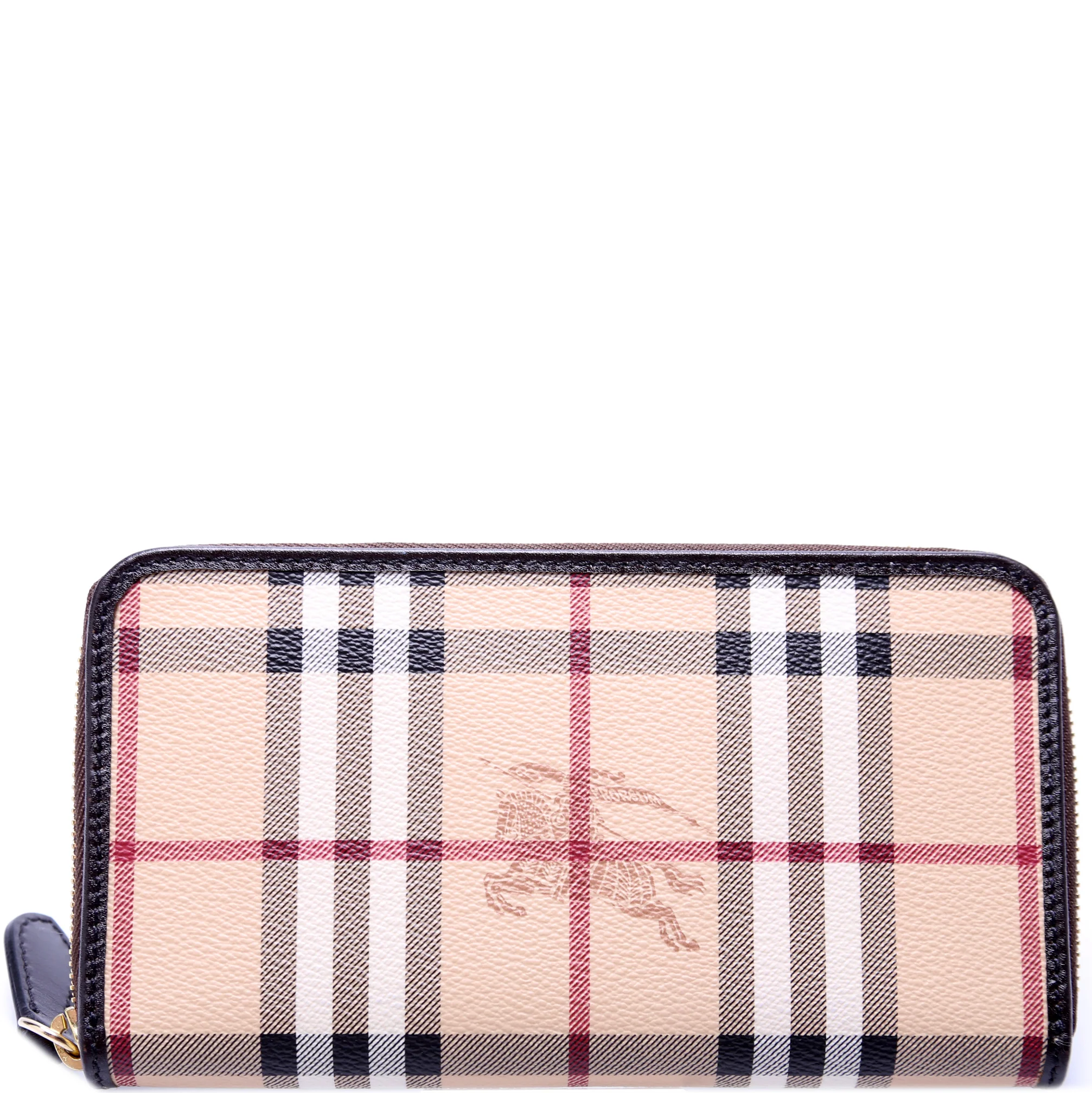 Haymarket Check Zip Around Wallet