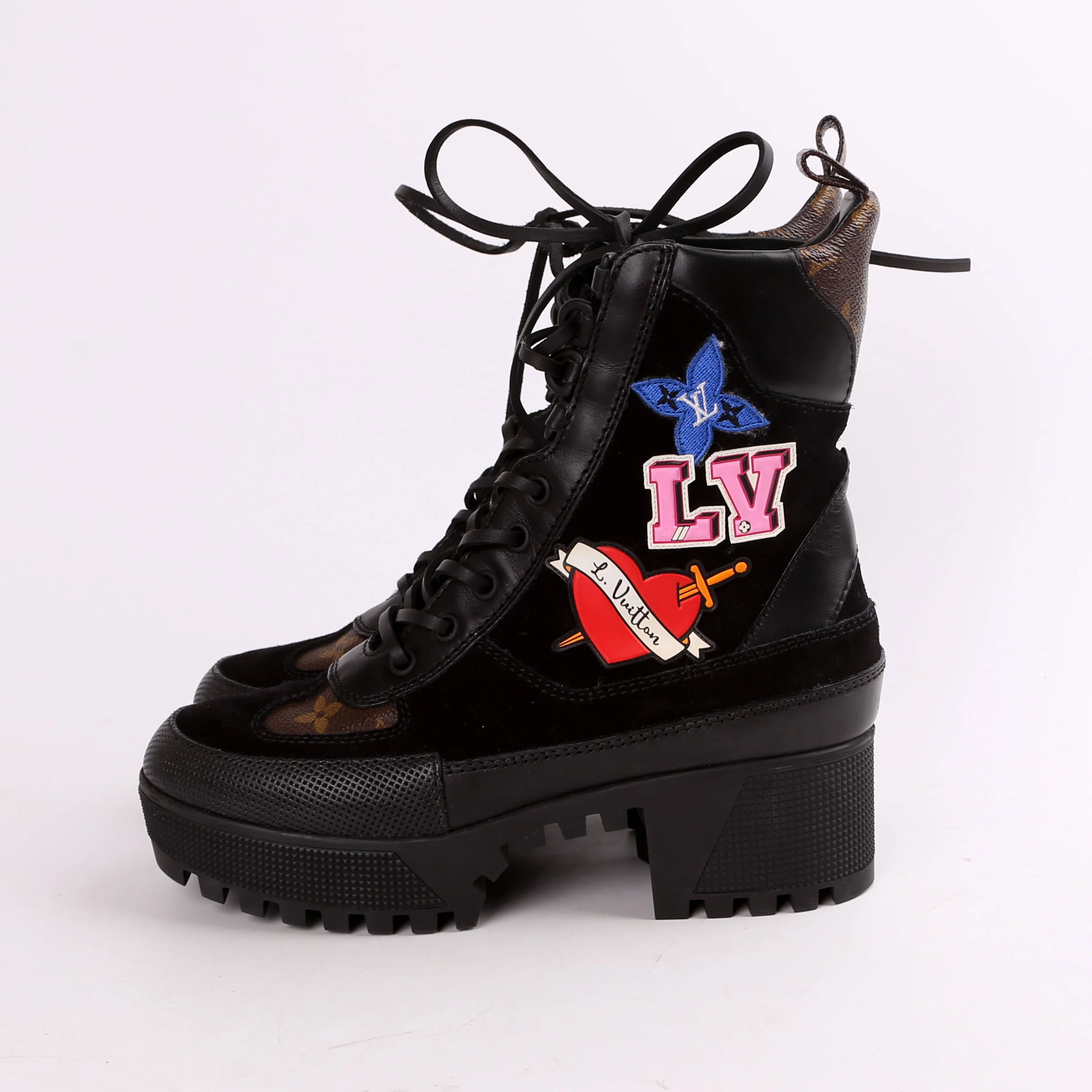 Heart Laureate Platform Desert Boots Size 36 - Image 3