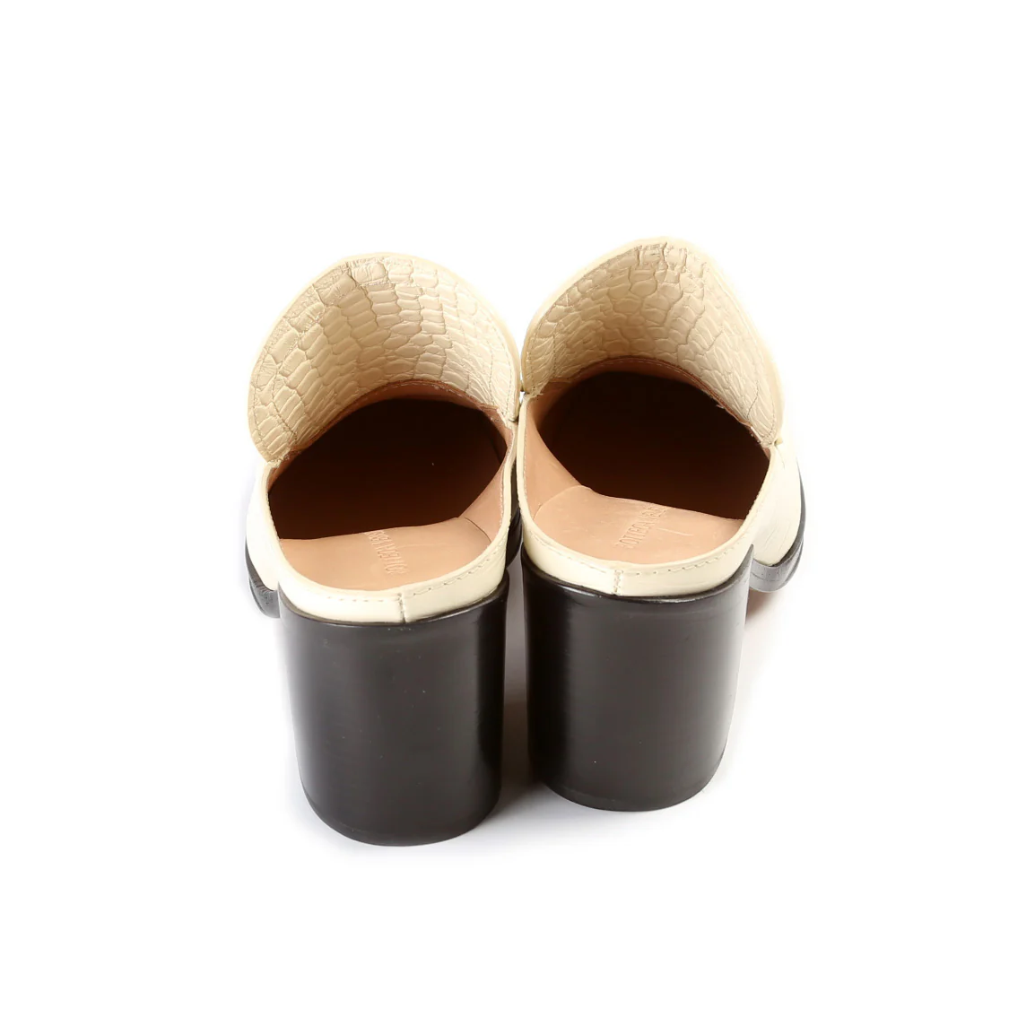 Heeled Mules Croc Embossed Size 38 - Image 4