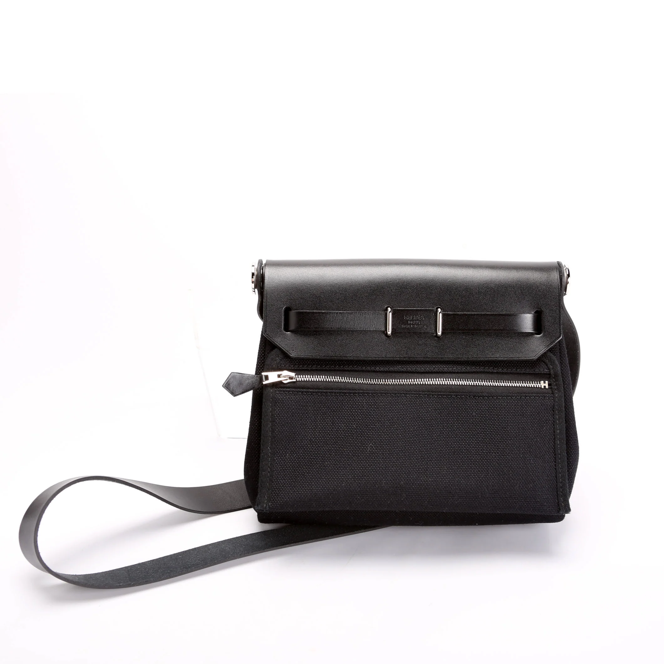 Herbag Zip 20 Toile Canvas Black - Image 3