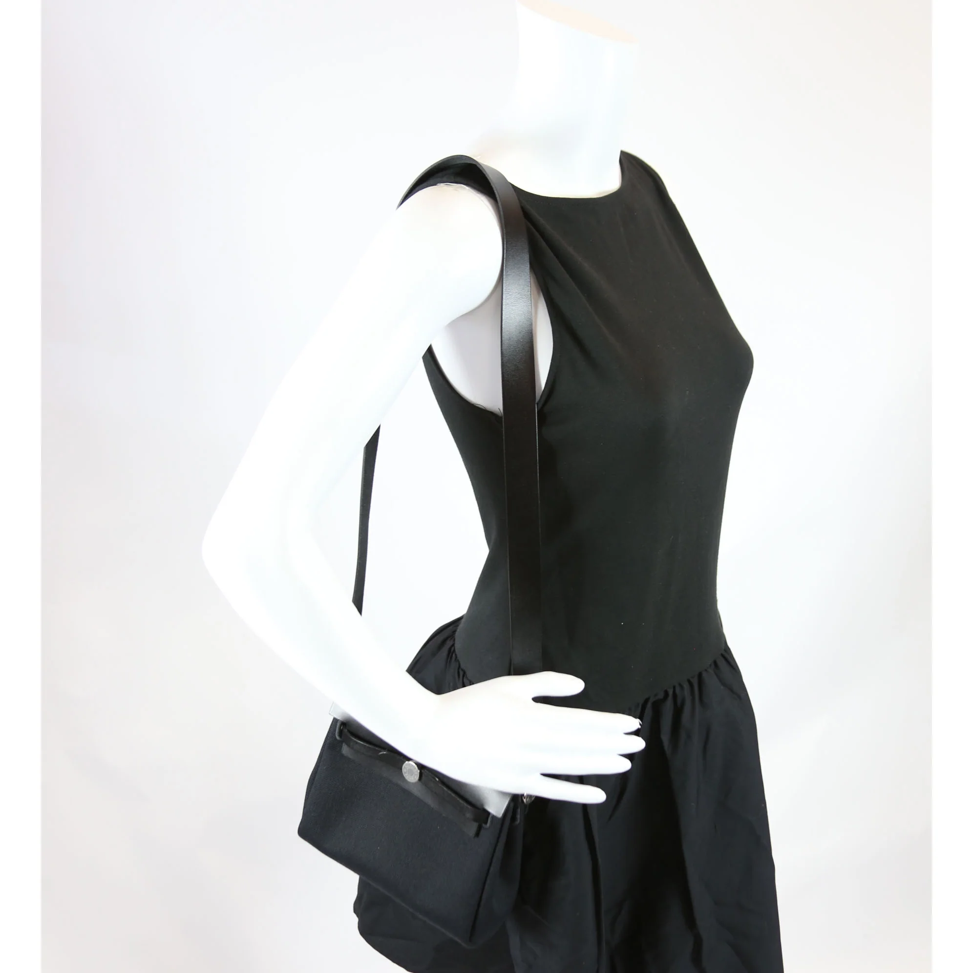 Herbag Zip 20 Toile Canvas Black - Image 9