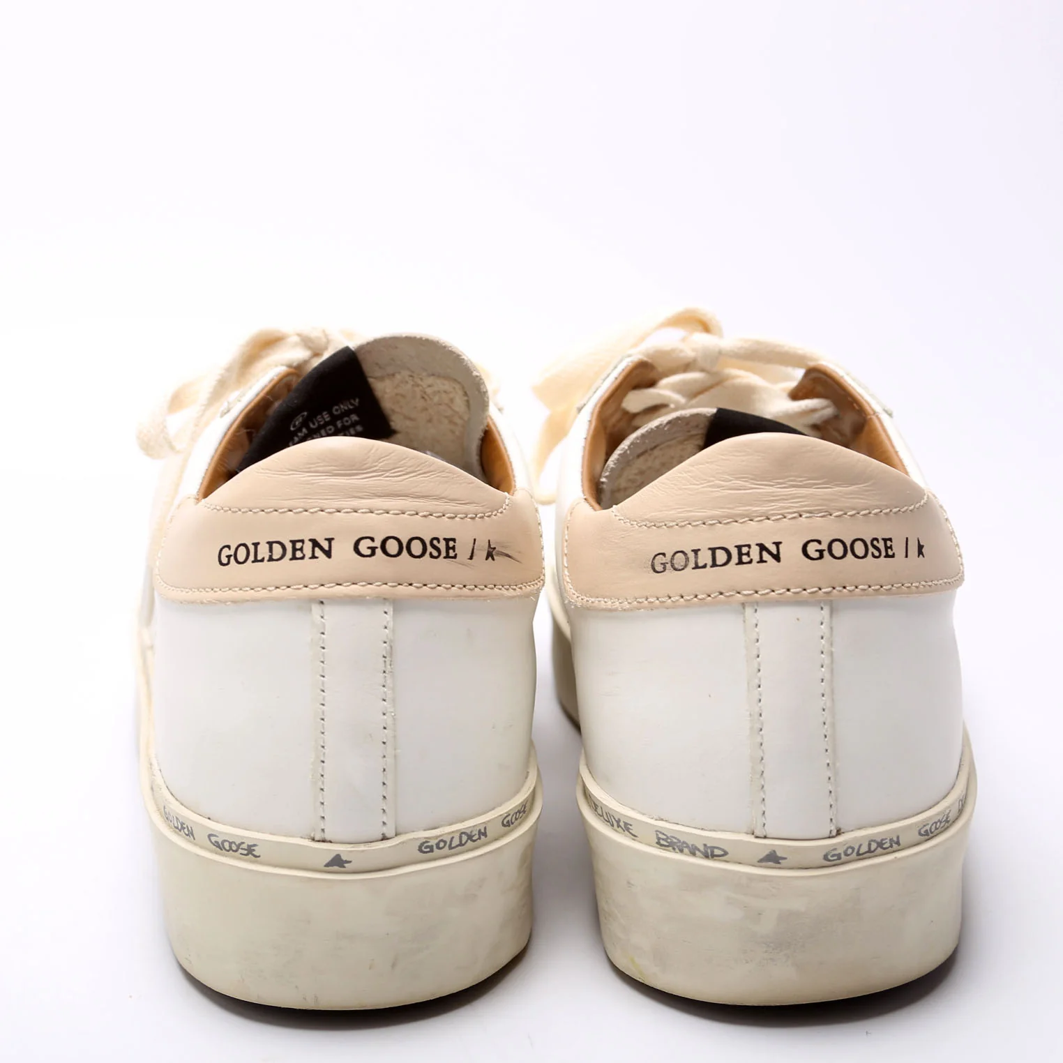 HI Star Sneakers Size 38 White/Gold - Image 4