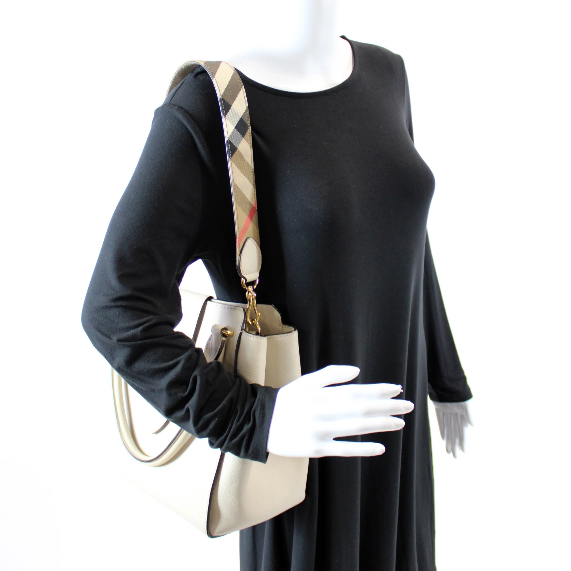 HOLD Buckle Tote Medium Calfskin - Image 13