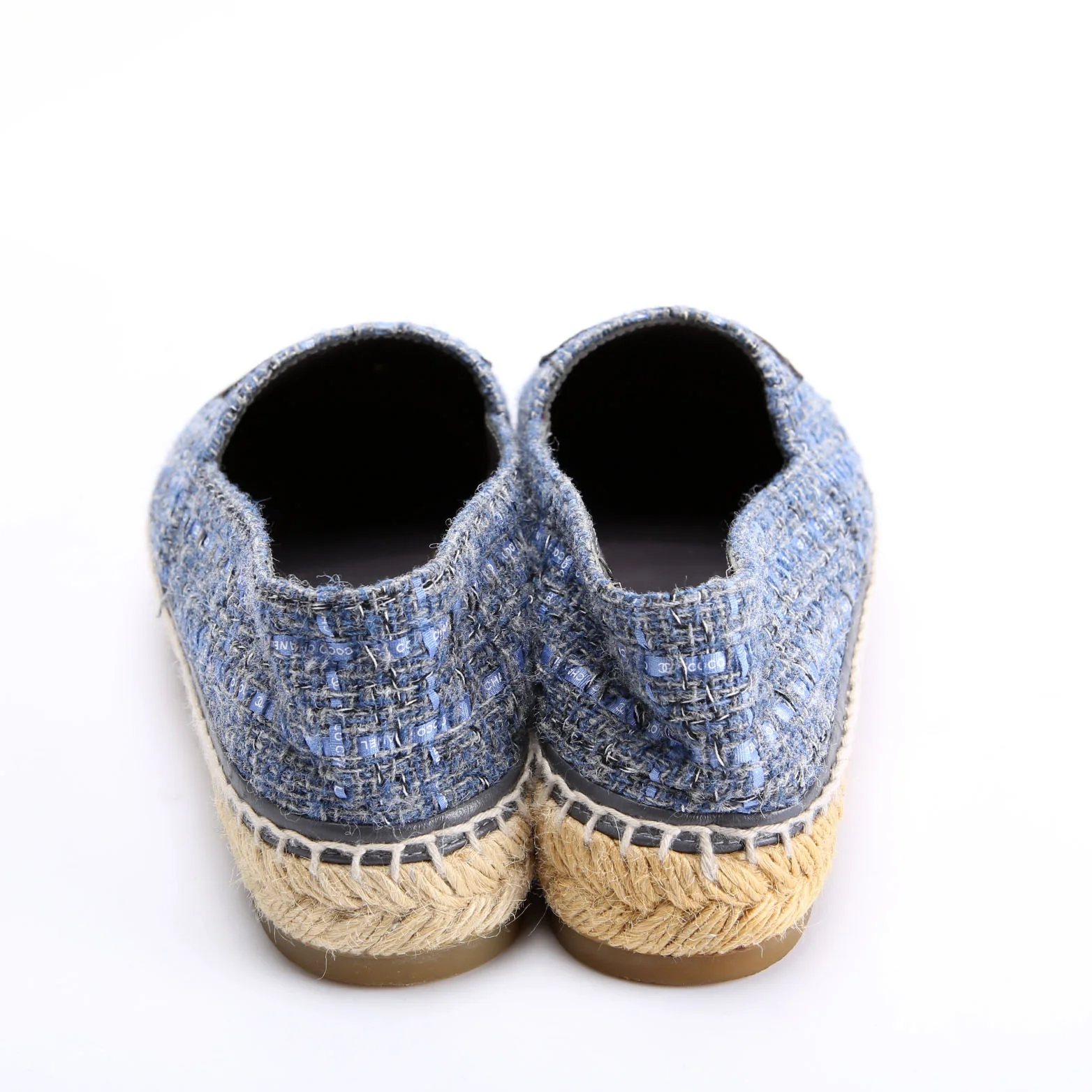 HOLD FOR ALEX Tweed CC Espadrilles Size 38 - Image 4