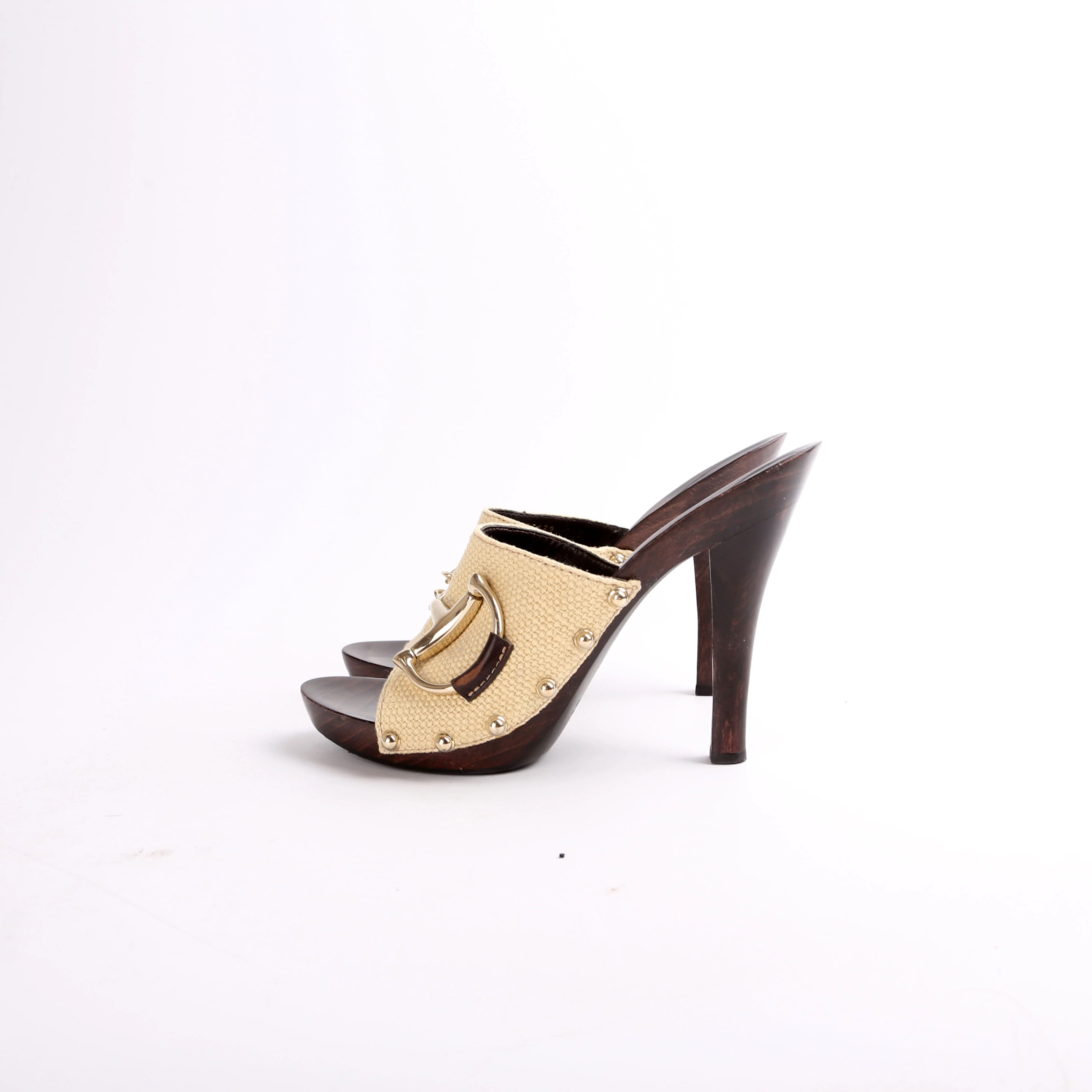 Horsebit Canvas Mule Size 37.5 - Image 2