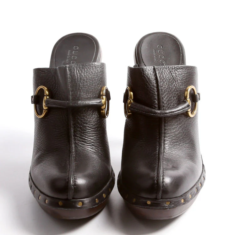 Horsebit Clog Mules Size 7 - Image 2