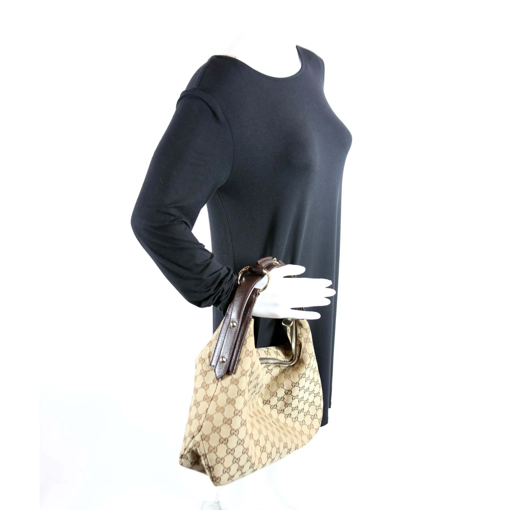 Horsebit GG Canvas Hobo - Image 10