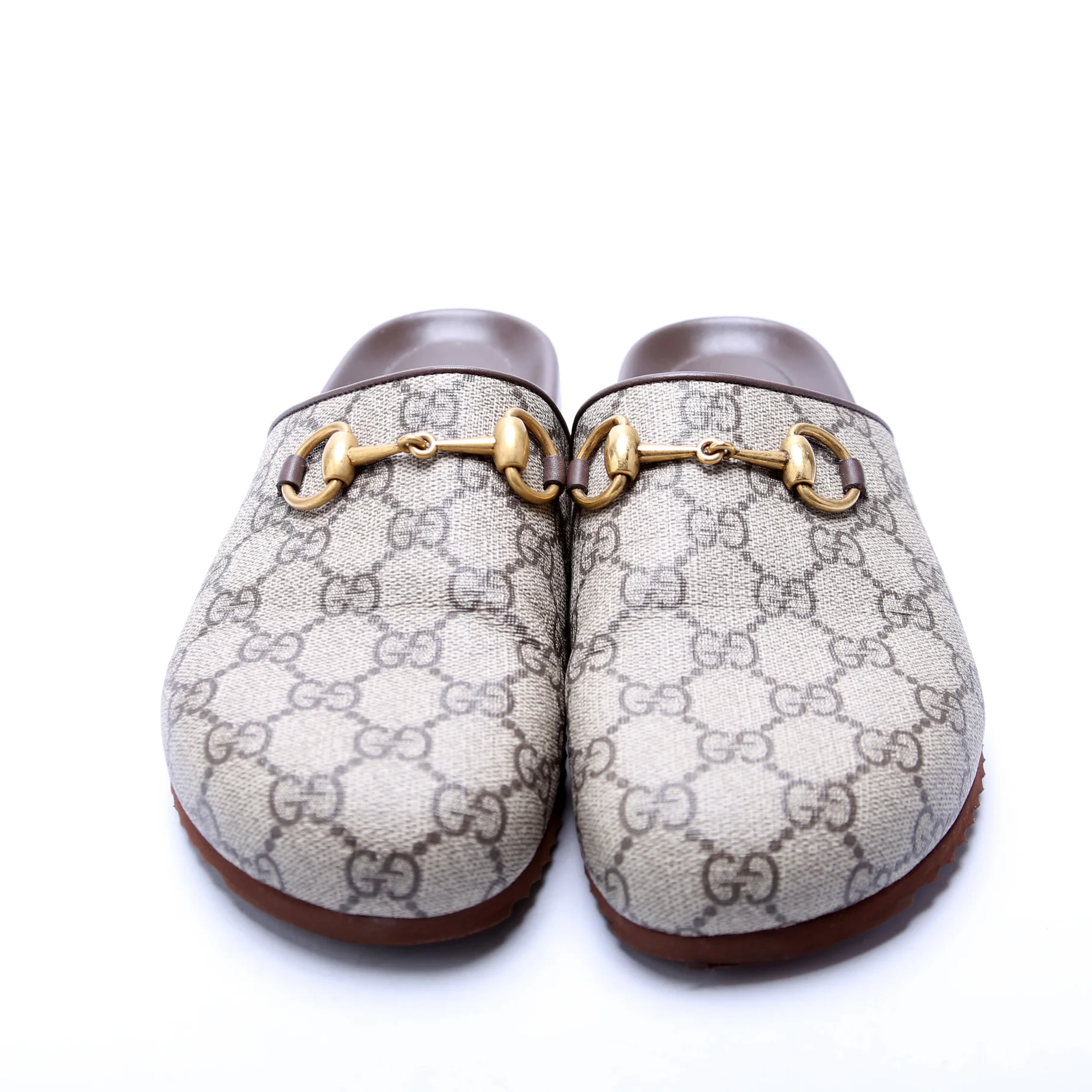 Horsebit GG Supreme Mules Size 36.5 Brown - Image 2