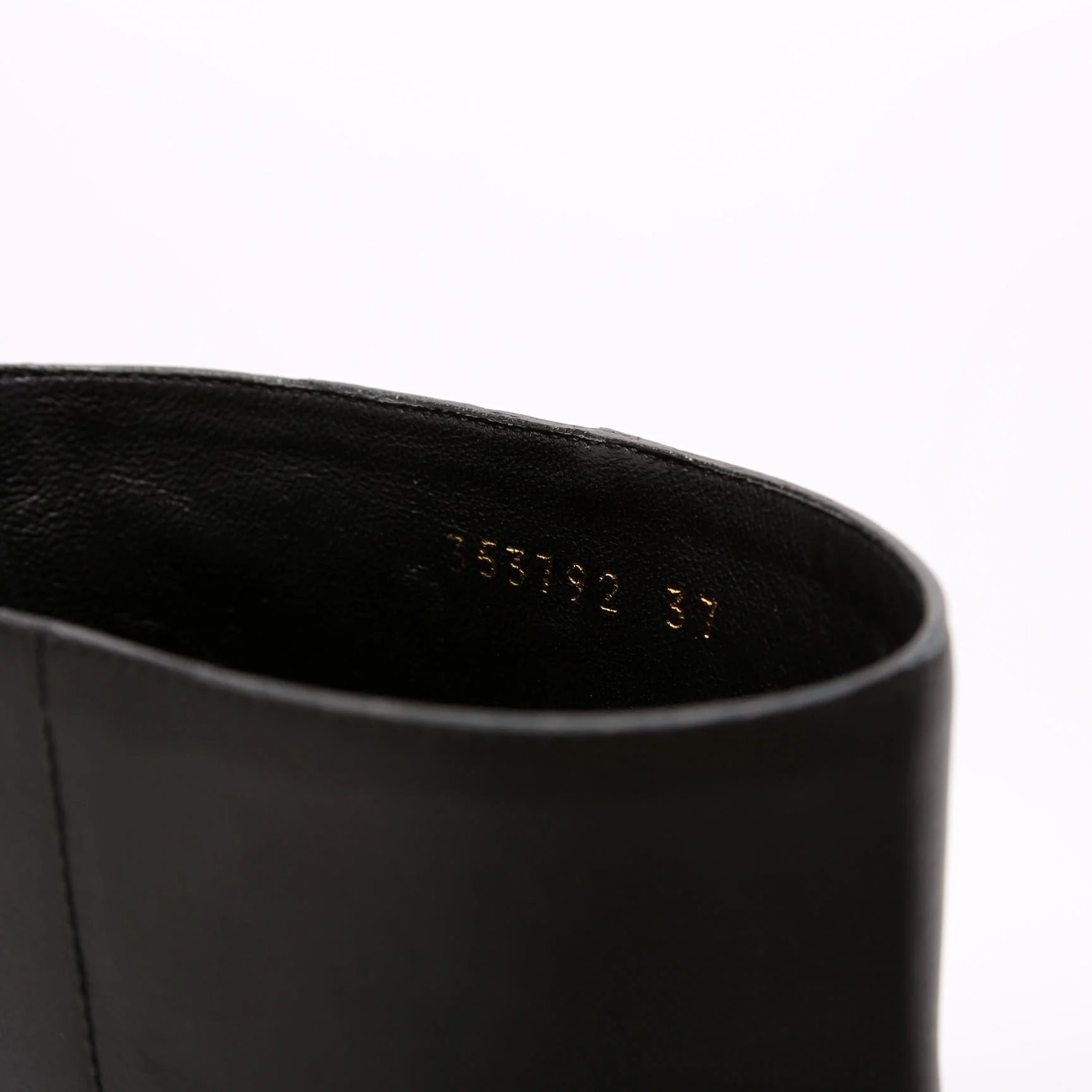 Horsebit Leather Moto Boots Size 37 - Image 7