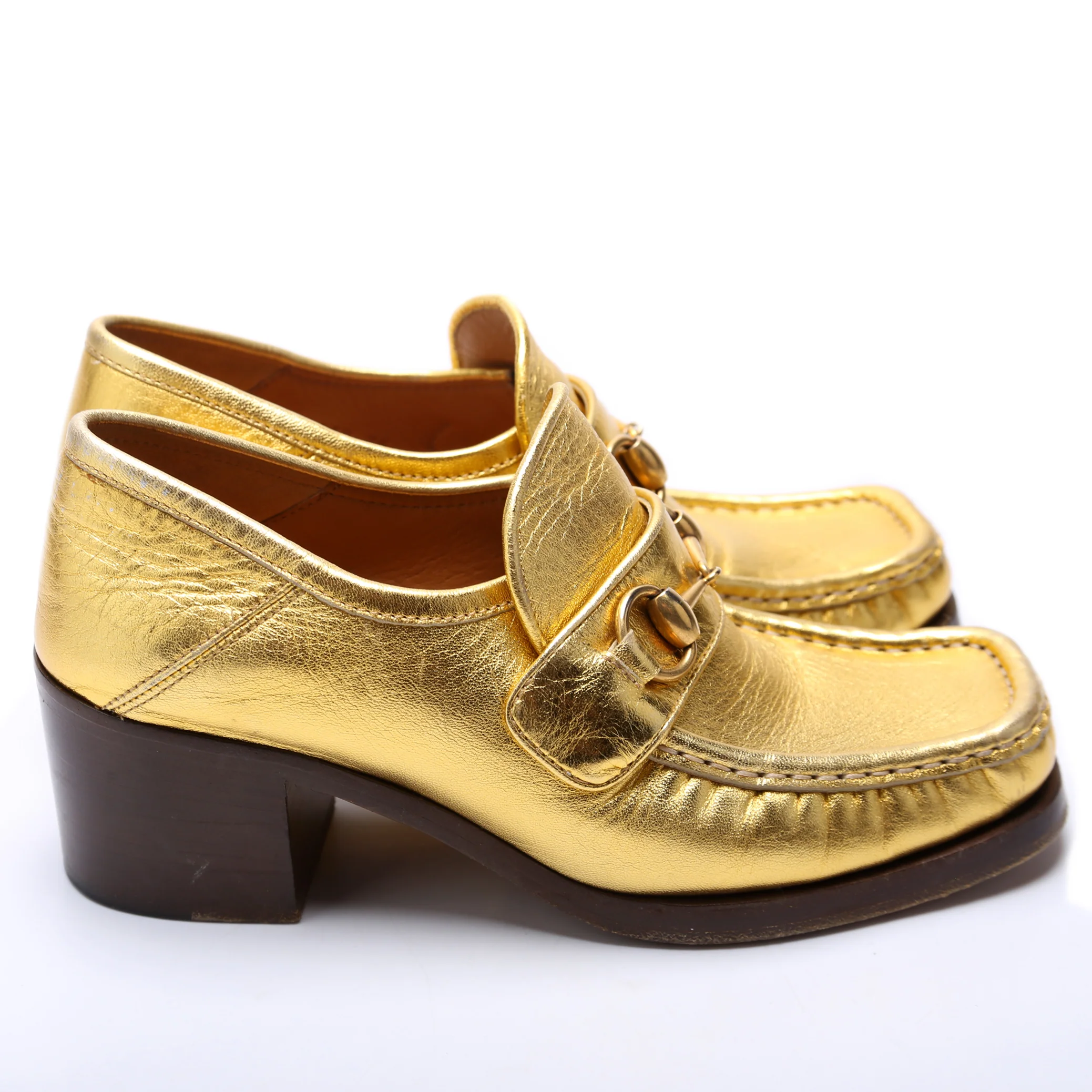 Horsebit Loafer Pumps Size 36 - Image 4