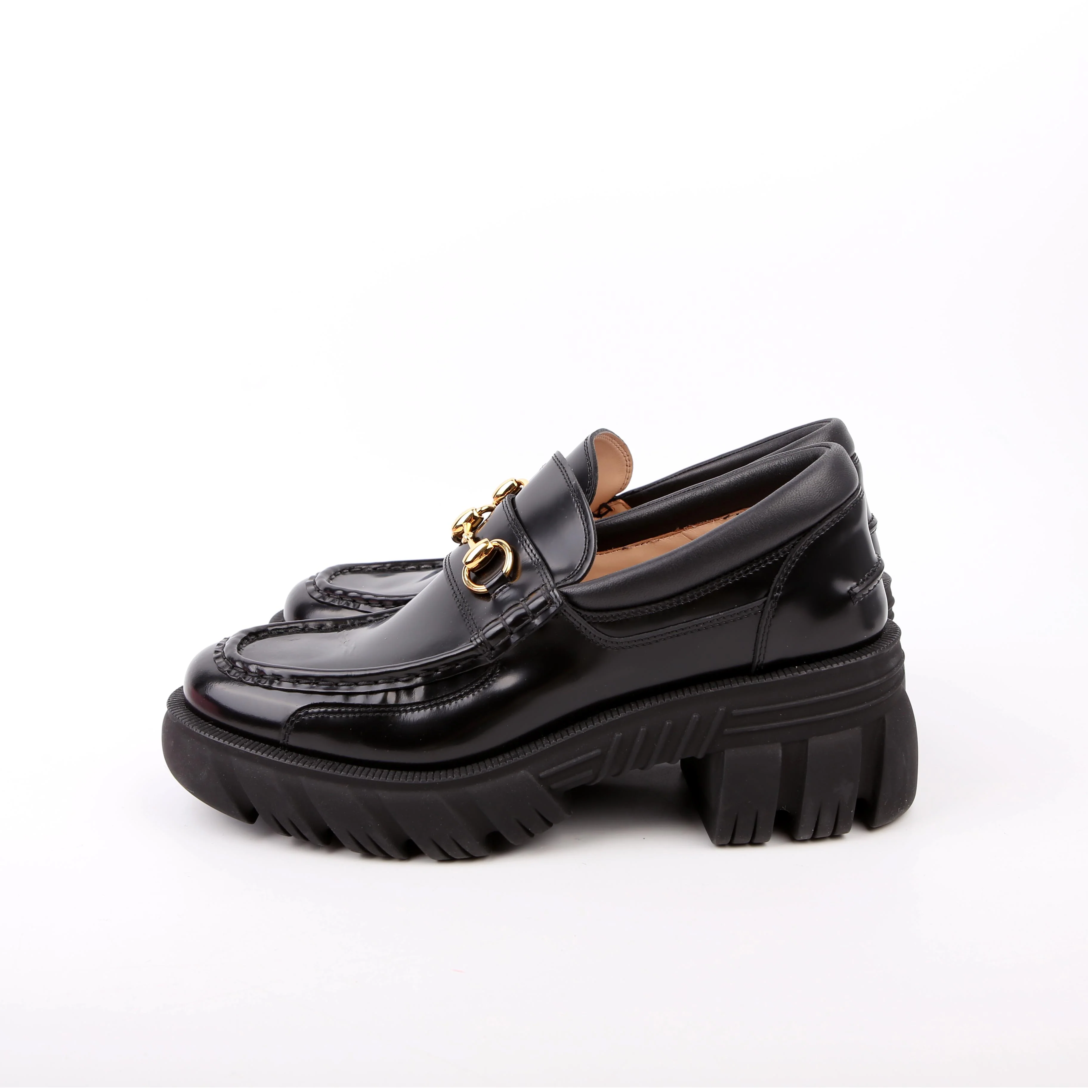 Horsebit Lug Sole Loafers Size 41 - Image 5