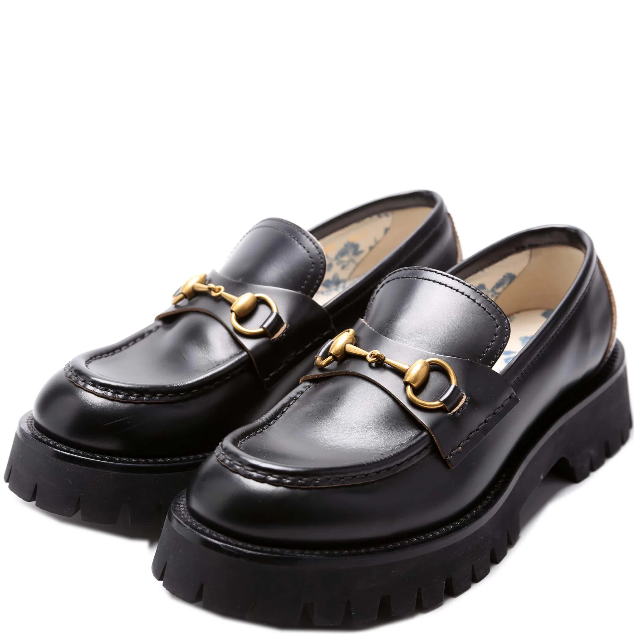 Horsebit Lug Sole Platform Loafers Size 39