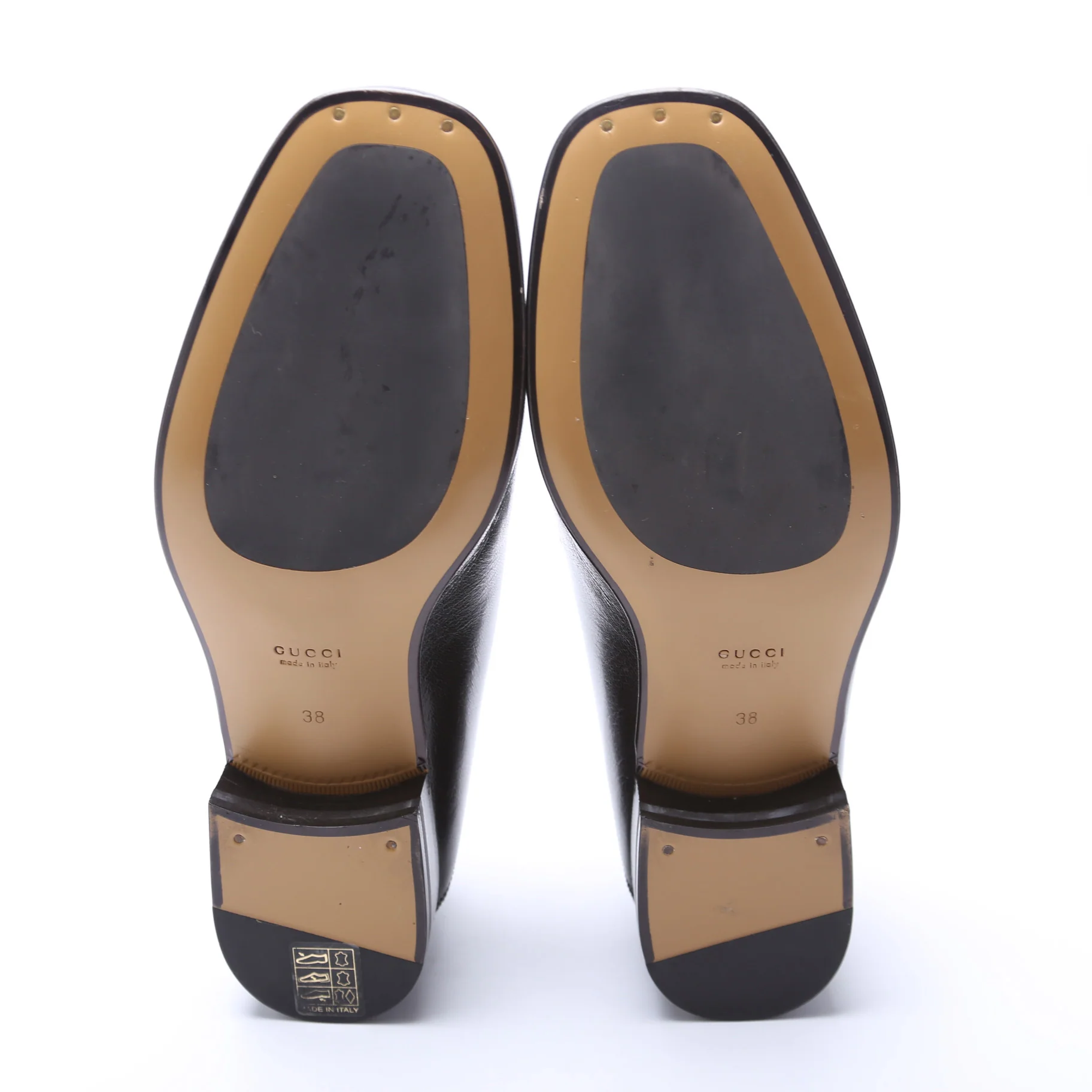 Horsebit Mid-Heel Loafers Size 38 - Image 7