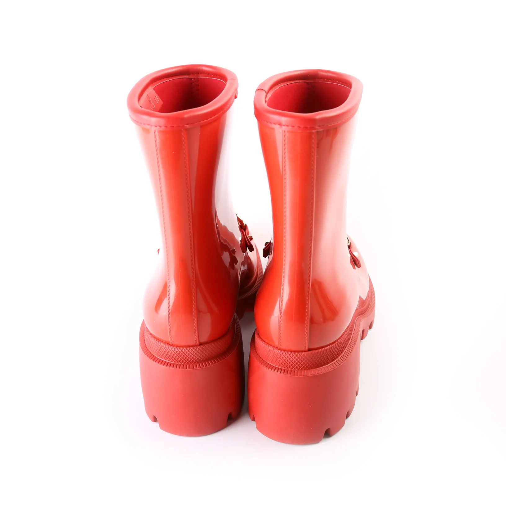 Horsebit Rubber Boots Size 37 - Image 4