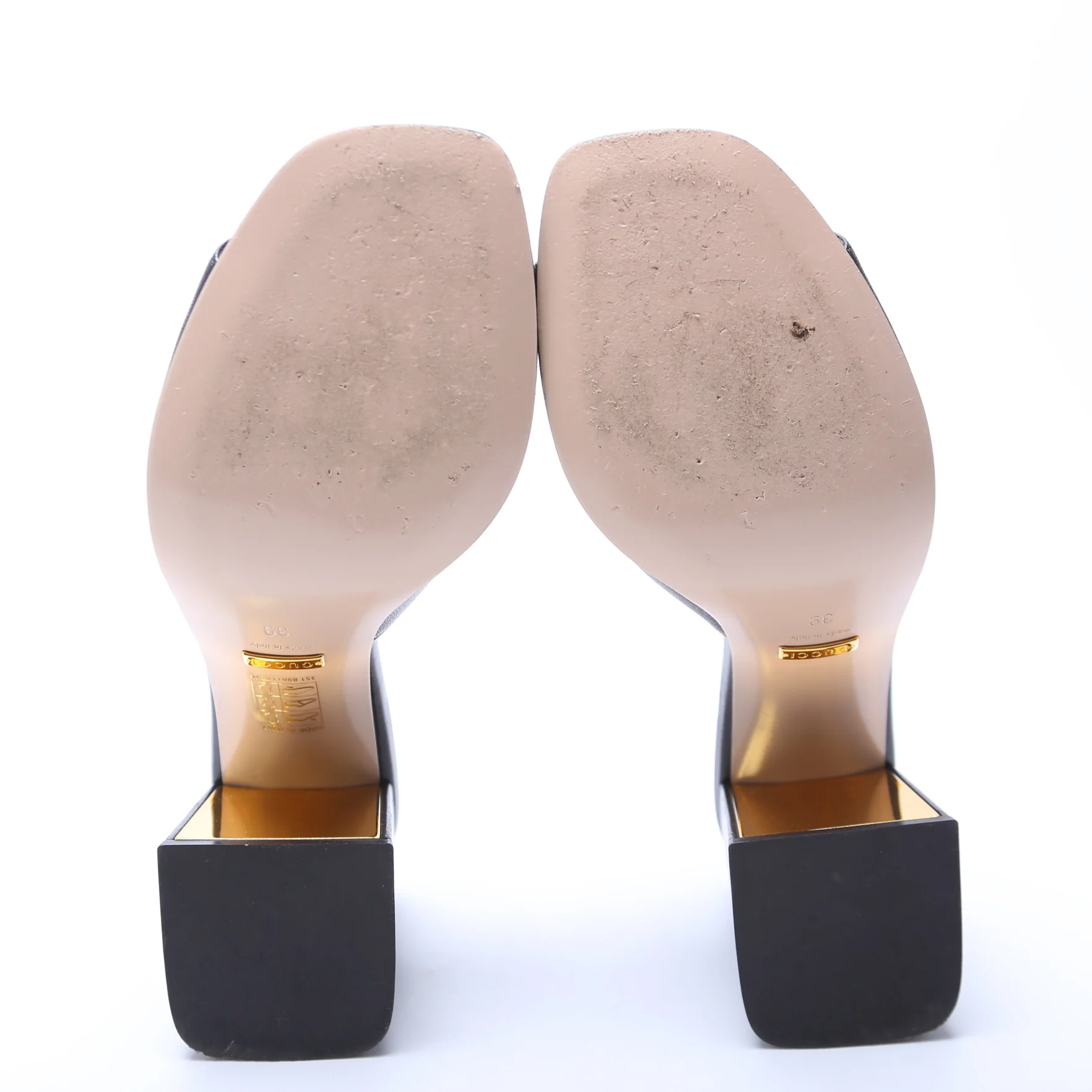 Horsebit Sandals Size 39 Black - Image 7