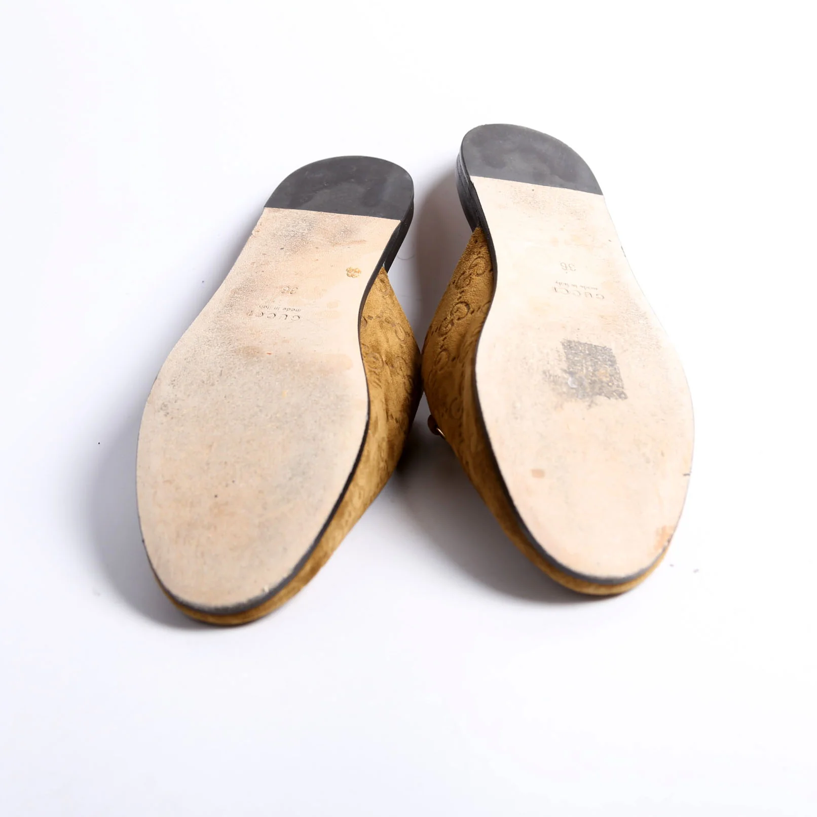 Horsebit Suede Mules Size 36 - Image 6