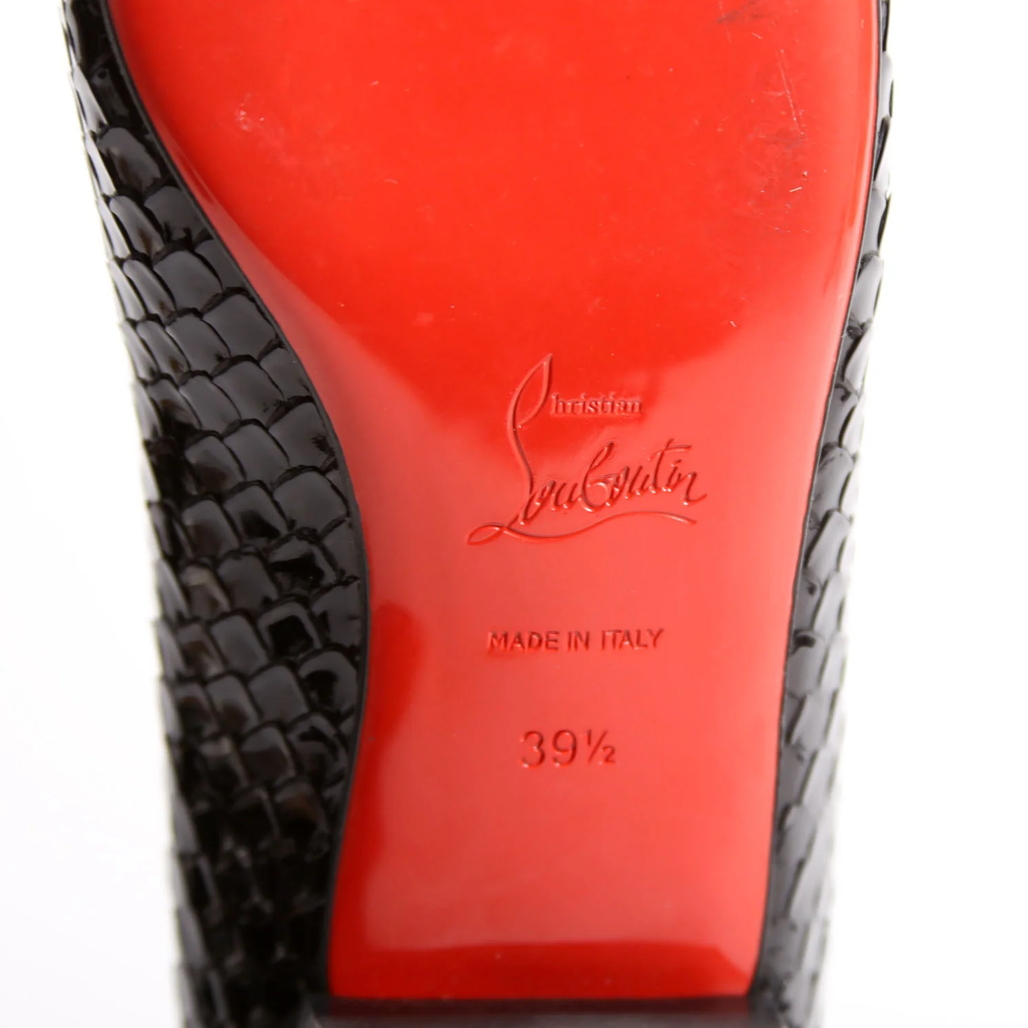 Hot Chickita Embossed Ballet Flats Size 39.5 Black - Image 10