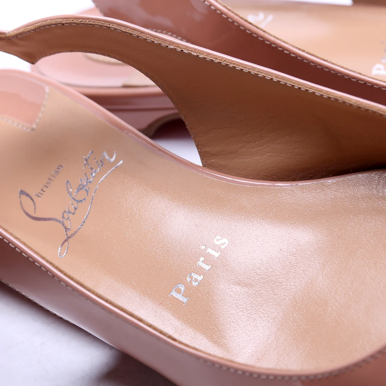 Hot Chickita Slingback Flats Size 36 Nude - Image 5