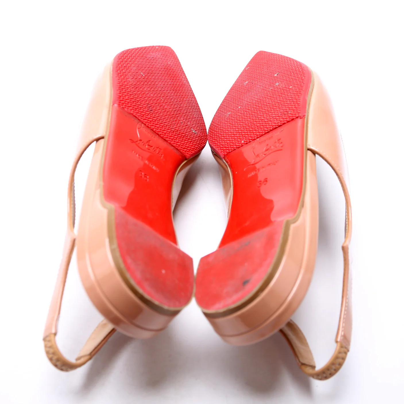 Hot Chickita Slingback Flats Size 36 Nude - Image 7
