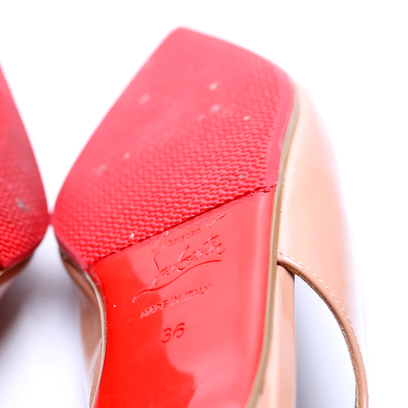 Hot Chickita Slingback Flats Size 36 Nude - Image 8