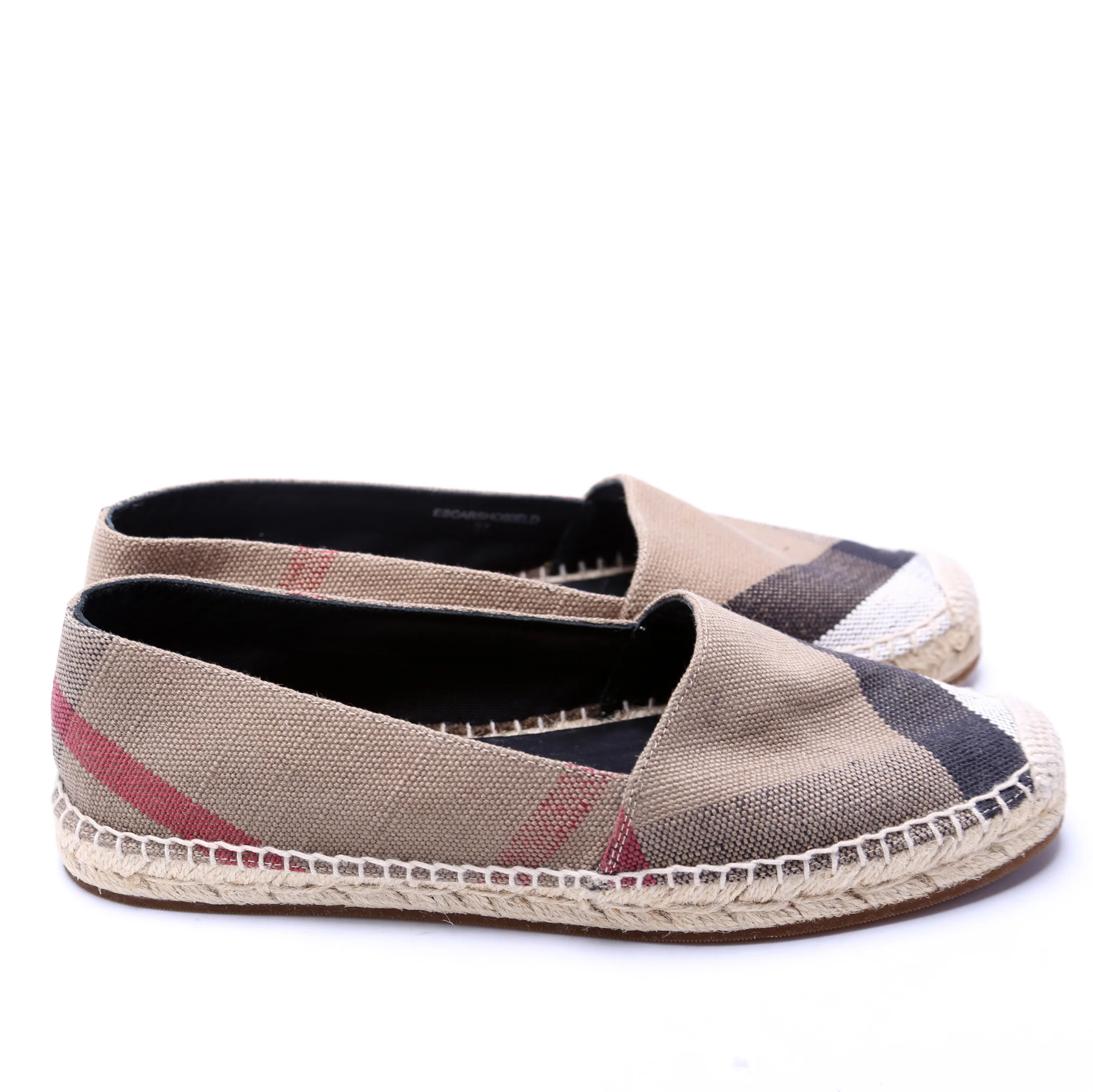 House Check Espadrilles Size 37 - Image 3