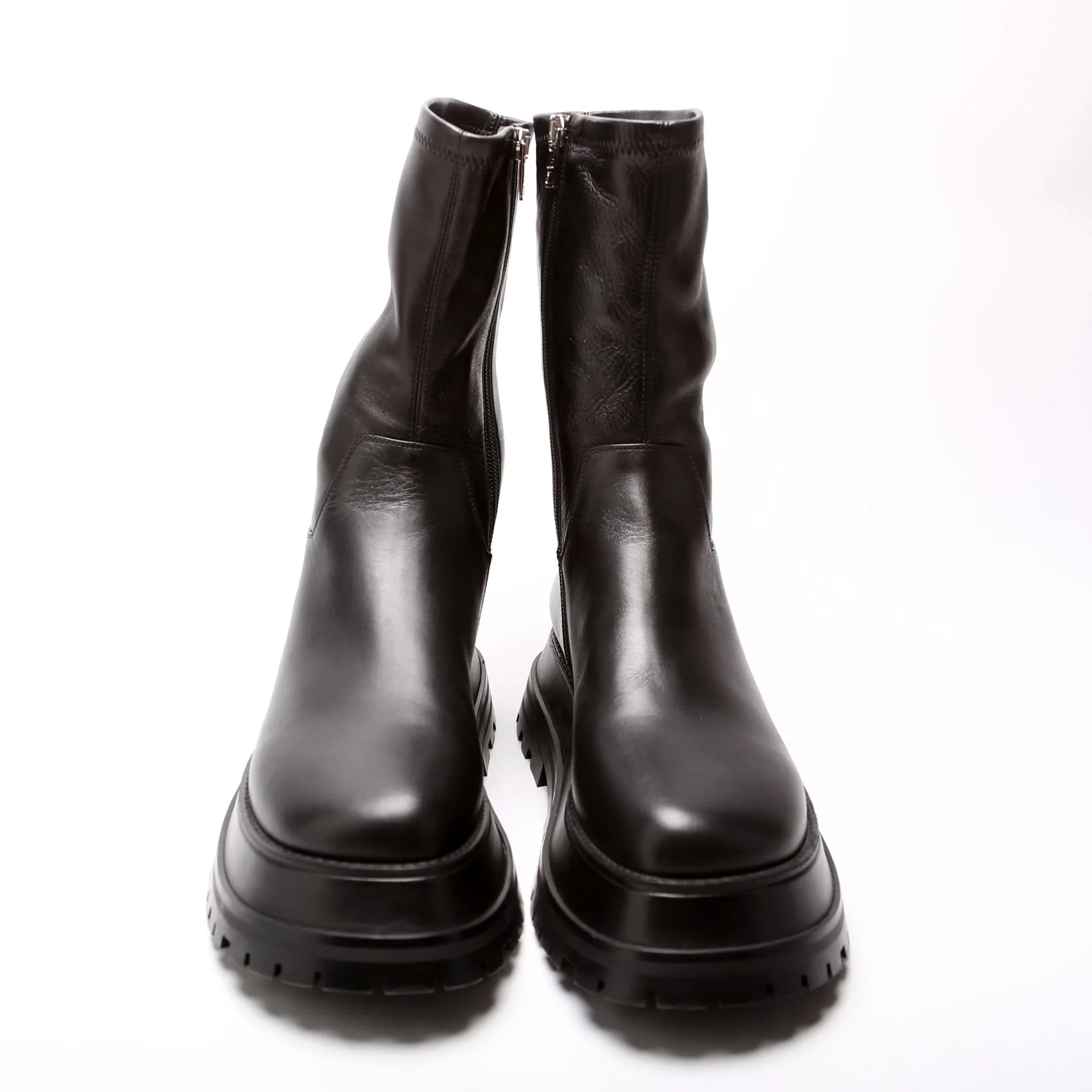 Hurr Leather Boots Size 40 Black - Image 2