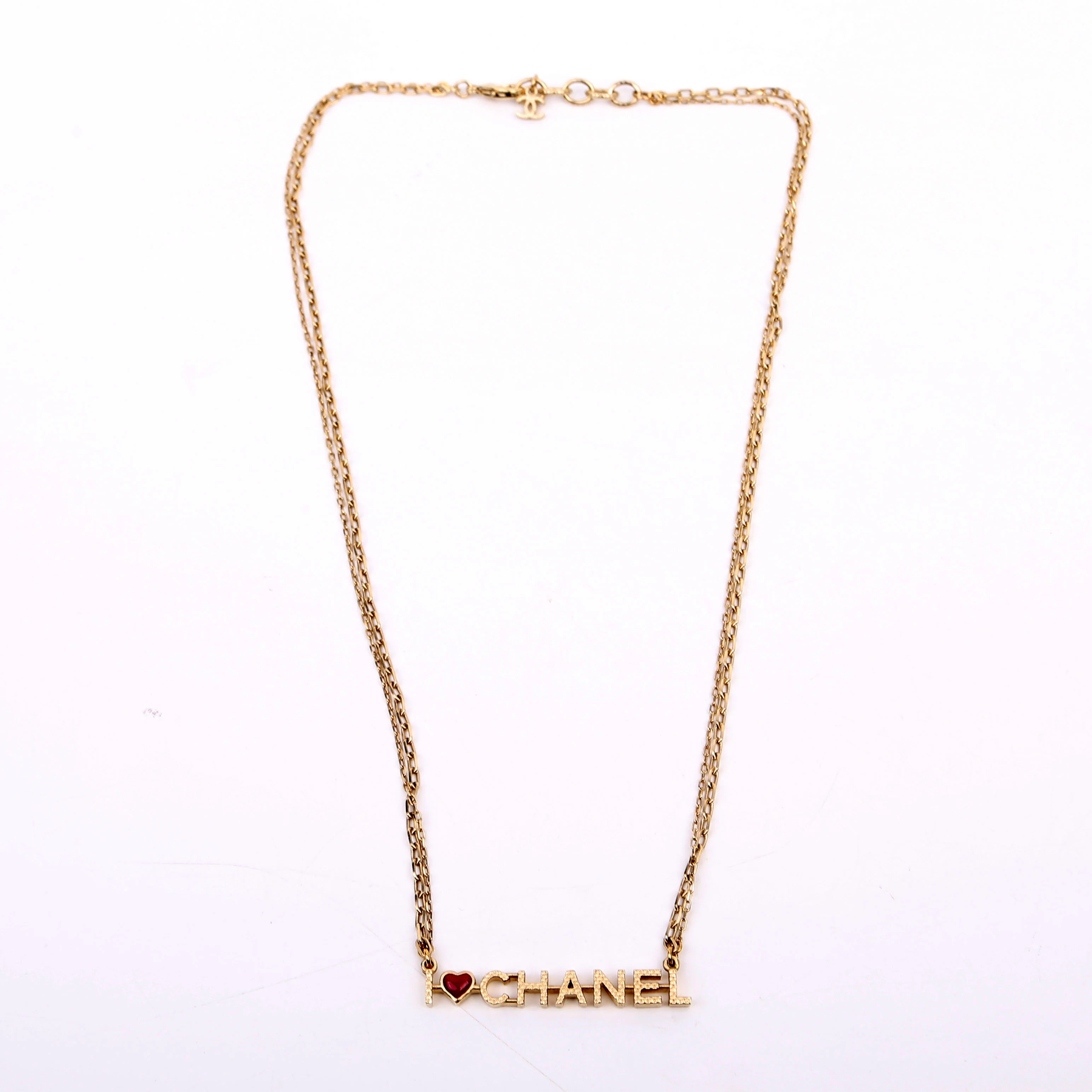 I Love Chanel Necklace Gold - Image 2