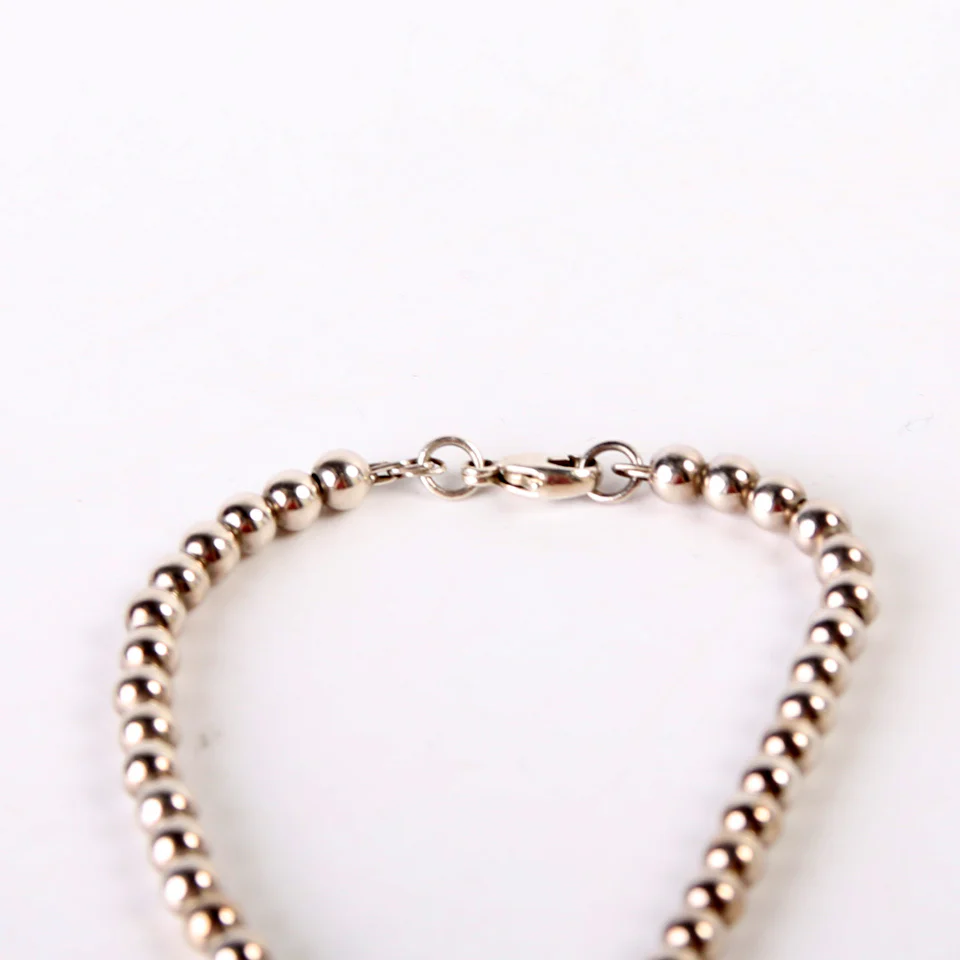 "I Love You" Round Bead Tag Bracelet 925 - Image 2