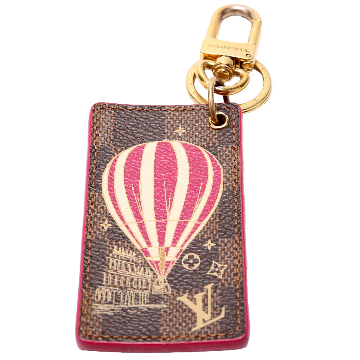 Illustre Air Balloon Bag Charm Damier Ebene