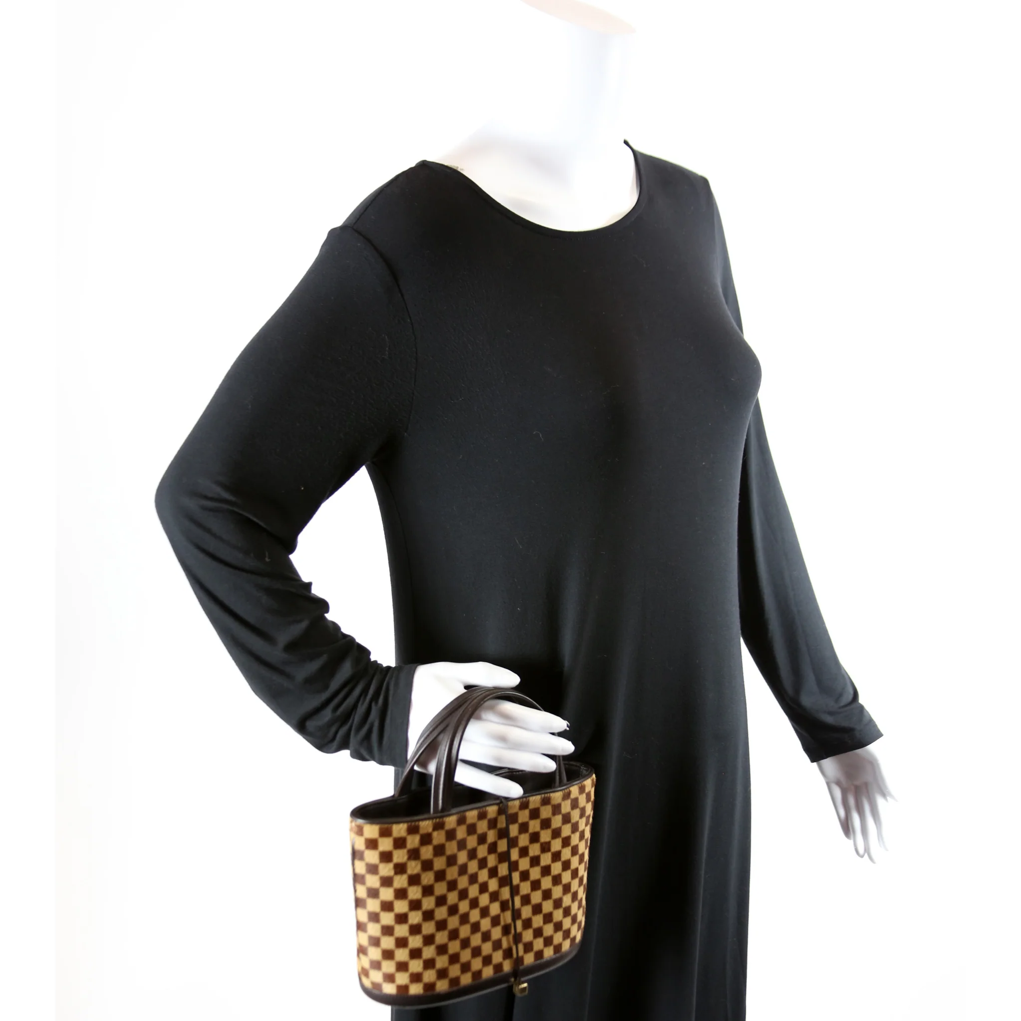 Impala Bag Damier Sauvage Brown - Image 11