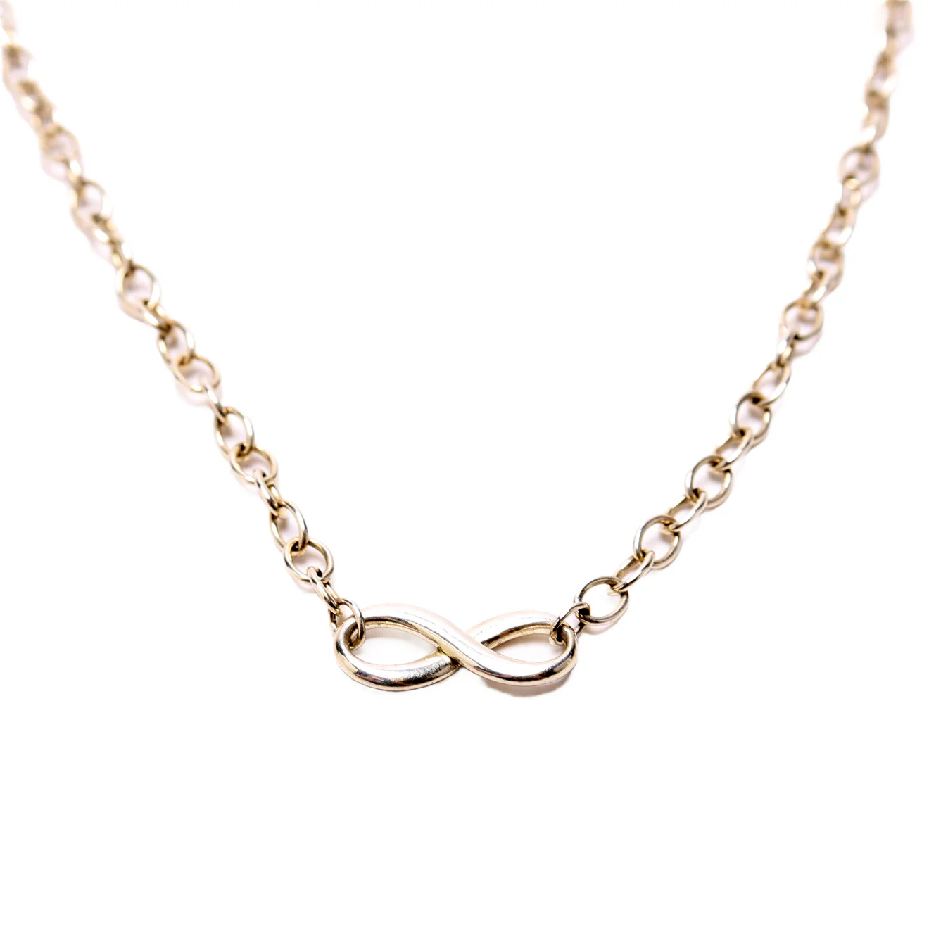 Infinity Chain Link Necklace 925