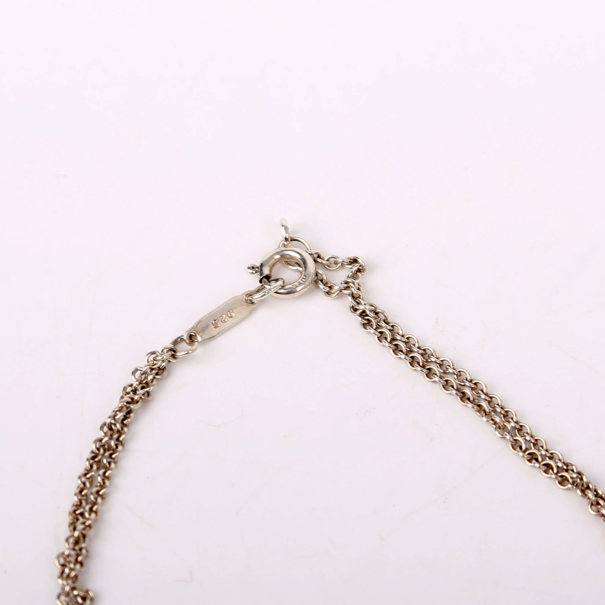Infinity Double Chain 925 Necklace Silver - Image 4