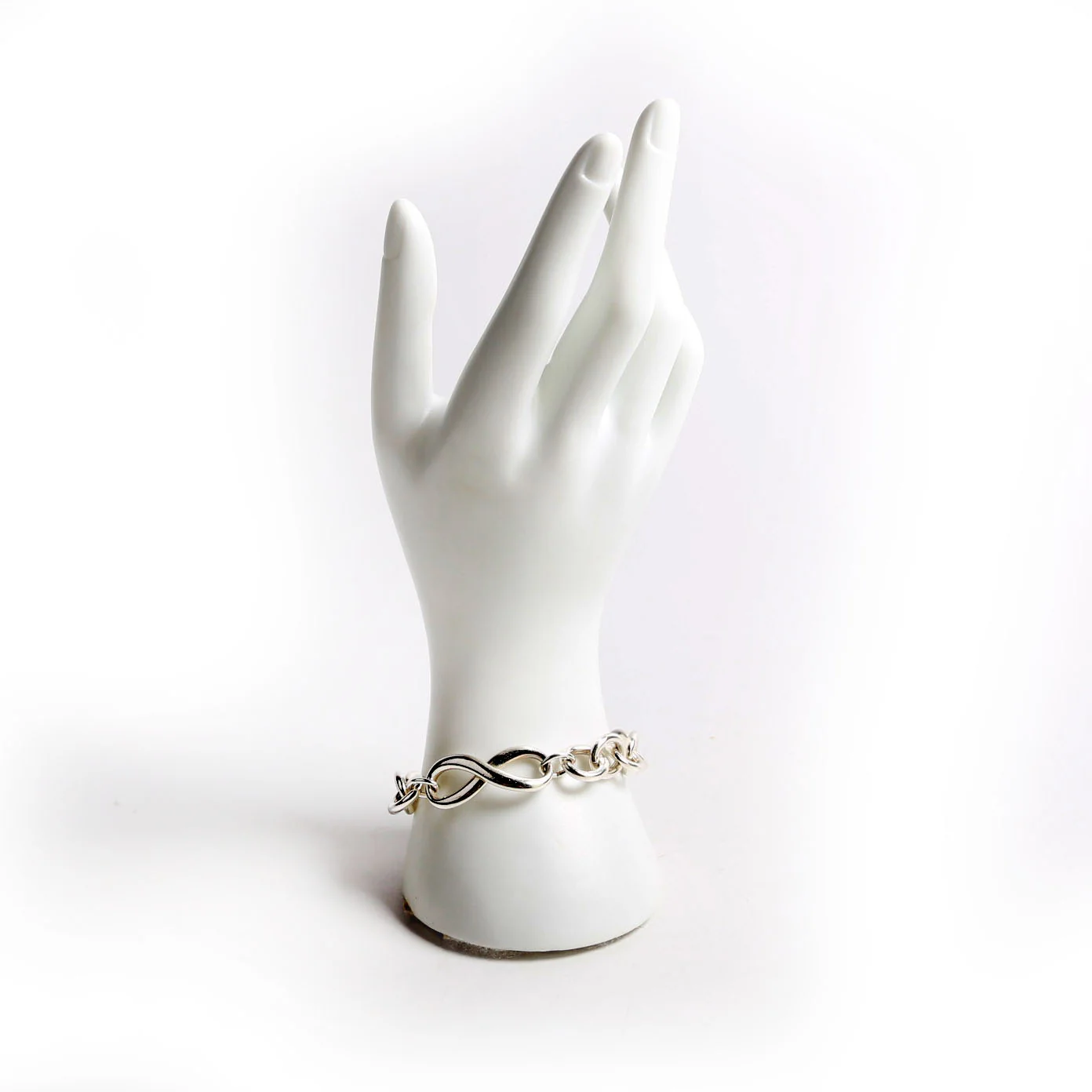 Infinity Link Chain Bracelet 925 - Image 4
