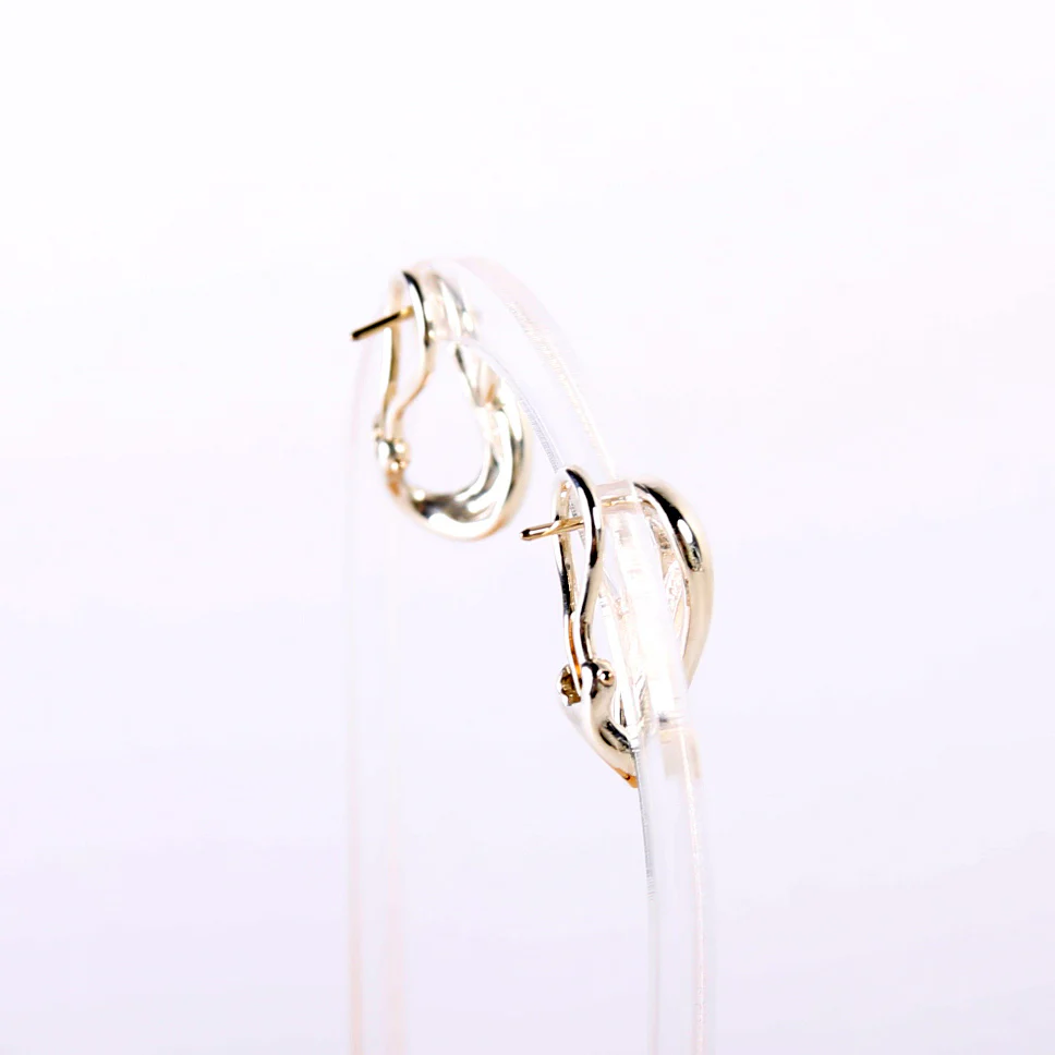 Infinity Omega Back Earrings 925 - Image 4