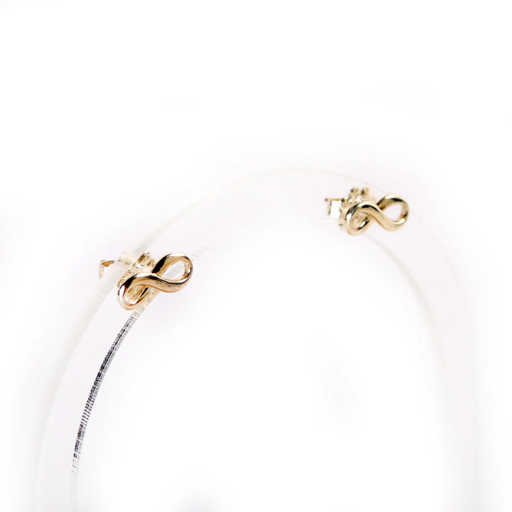 Infinity Studs 925 Earrings - Image 2