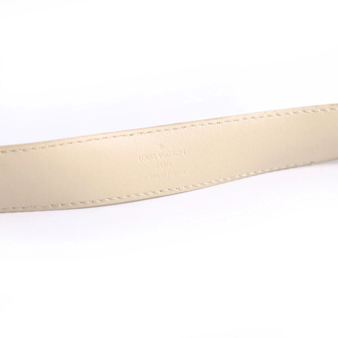 Initiales 25MM Damier Azur Belt Size 80/32 - Image 5