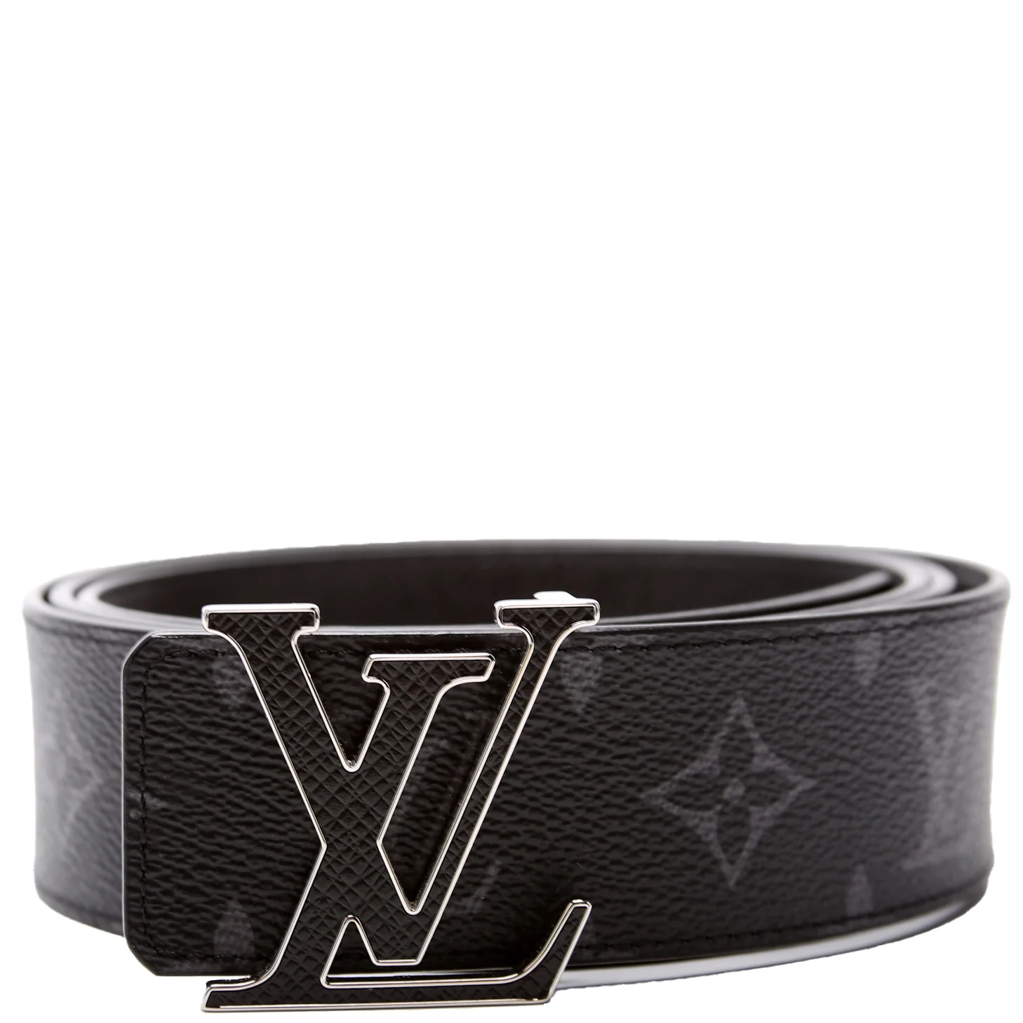 Initiales 40MM Eclipse/Leather Reversible Belt Size 110/44