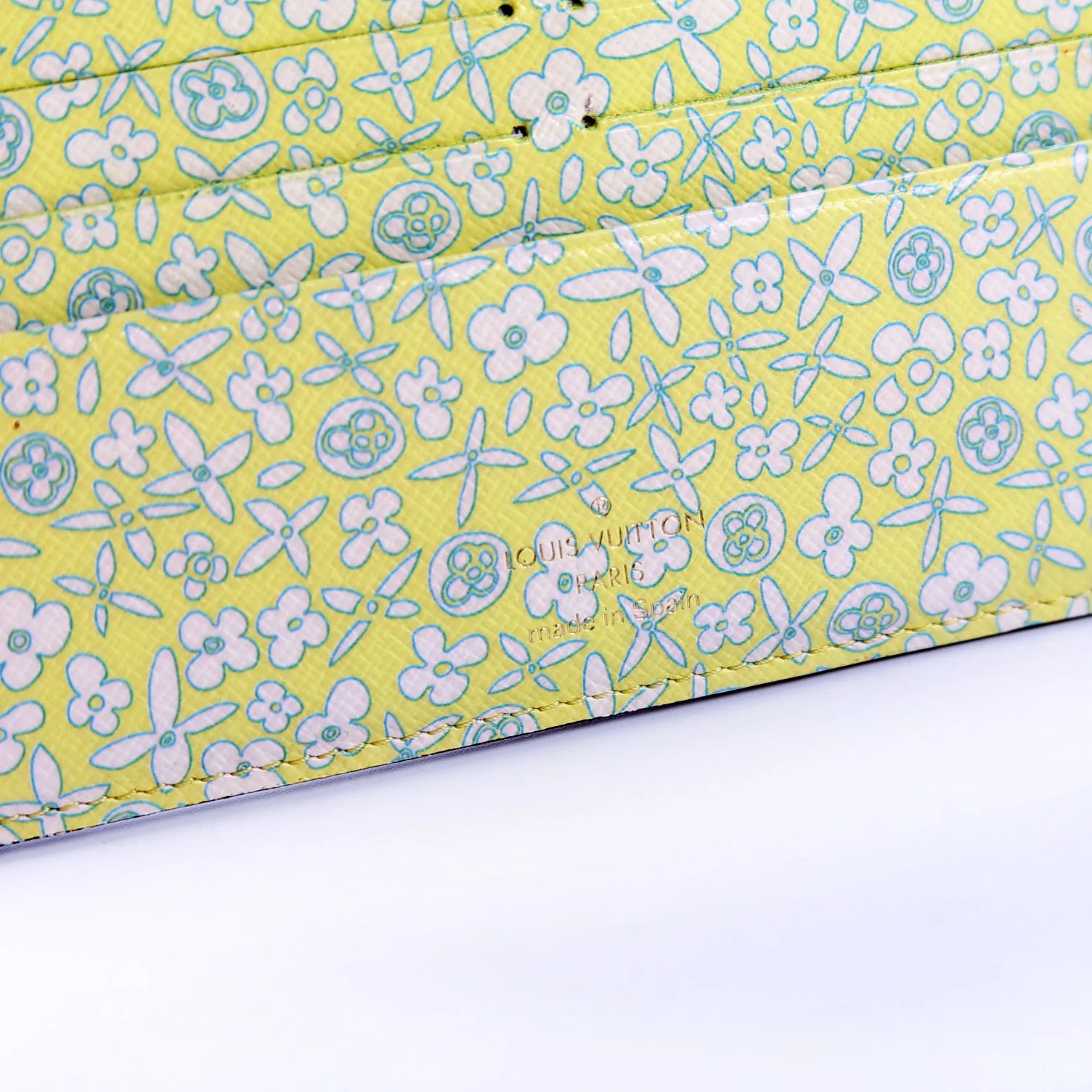 Insolite Wallet Fleuri Monogram Yellow - Image 10