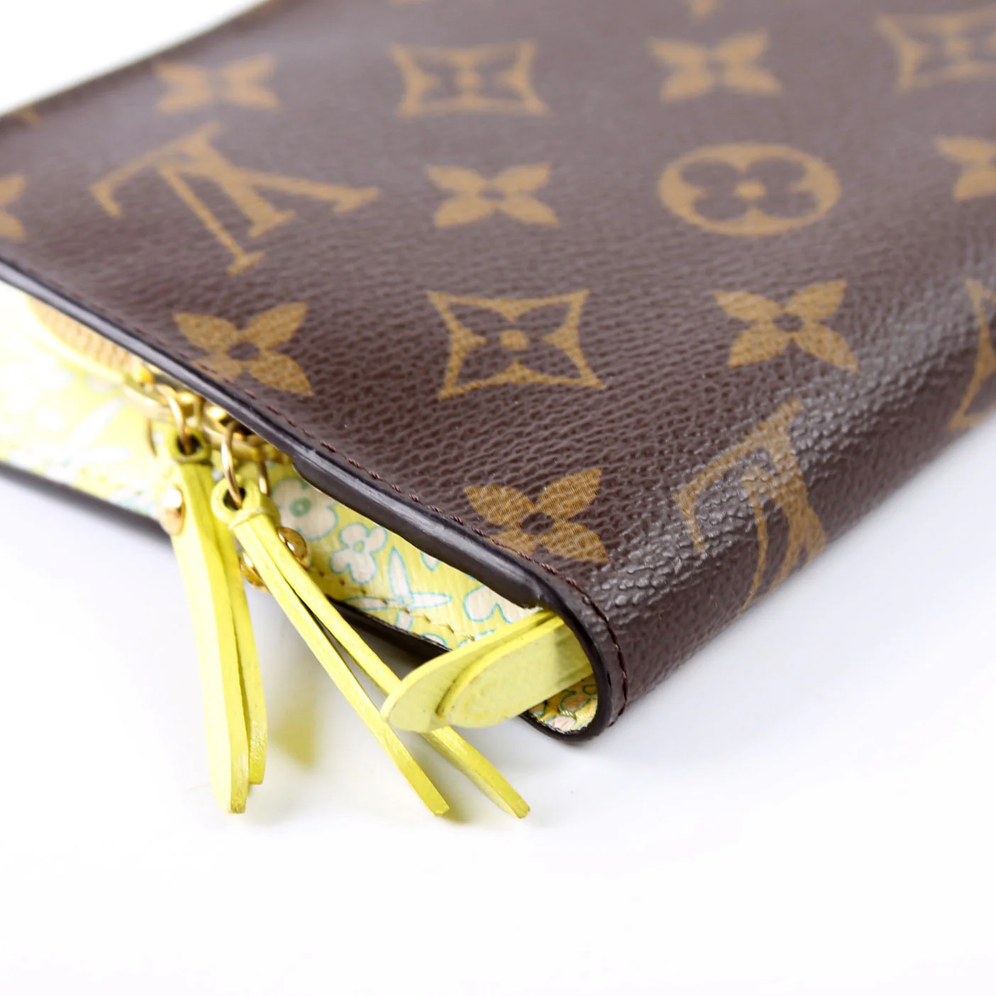 Insolite Wallet Fleuri Monogram Yellow - Image 8