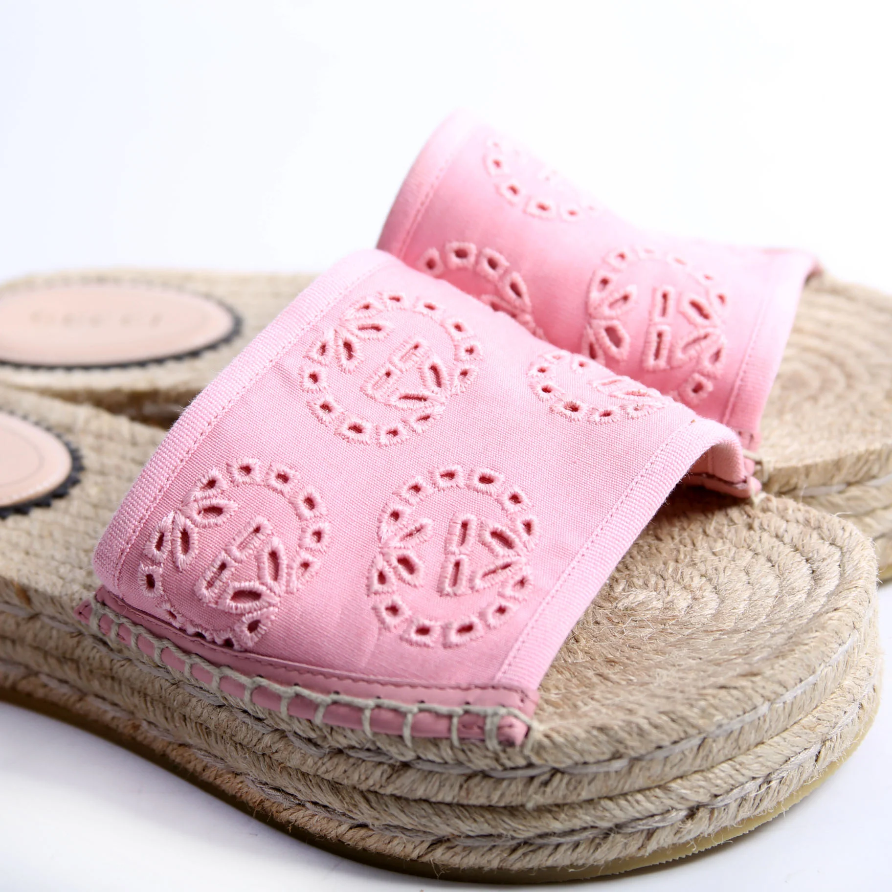 Interlocking G Damita Espadrilles Size 36 Pink - Image 11