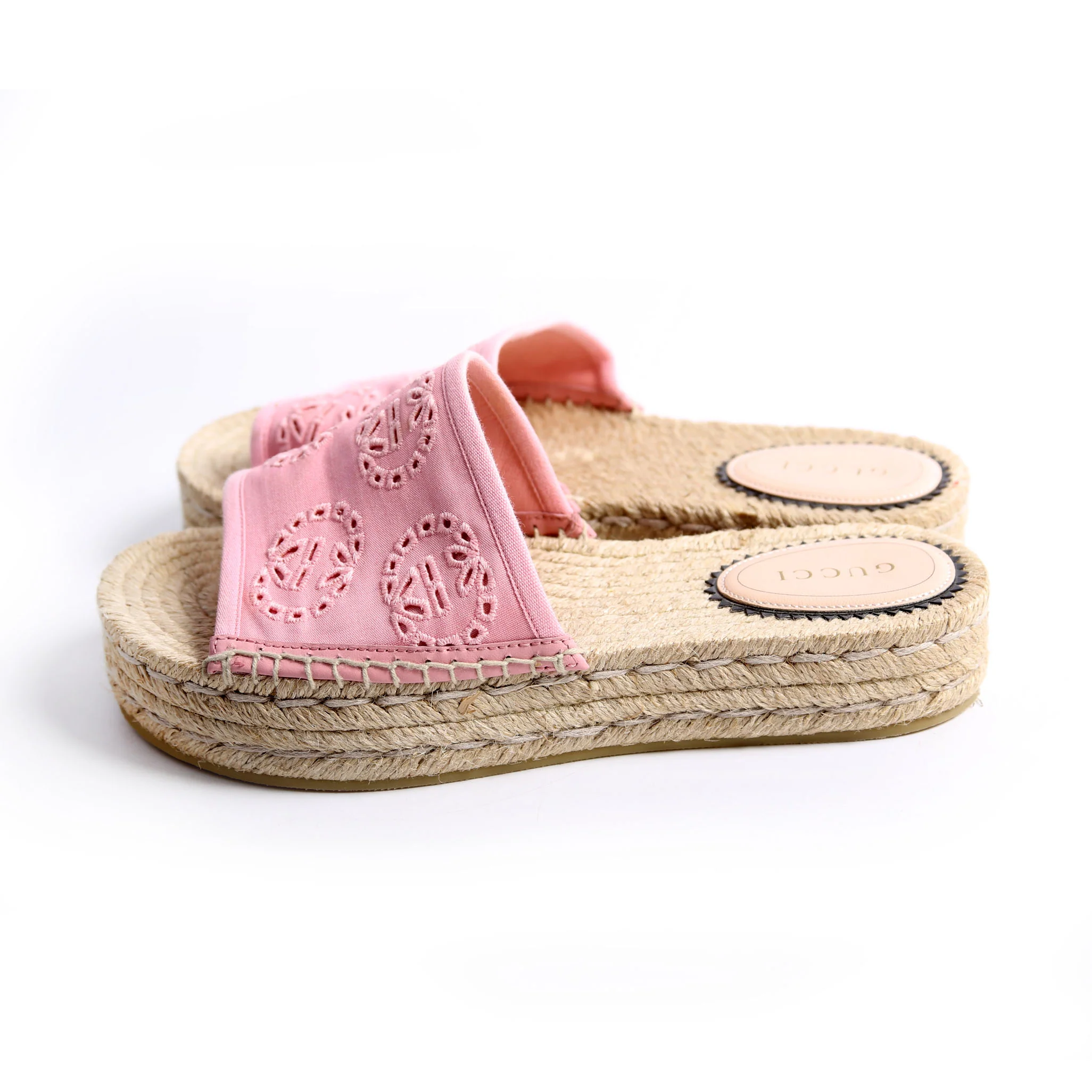 Interlocking G Damita Espadrilles Size 36 Pink - Image 3