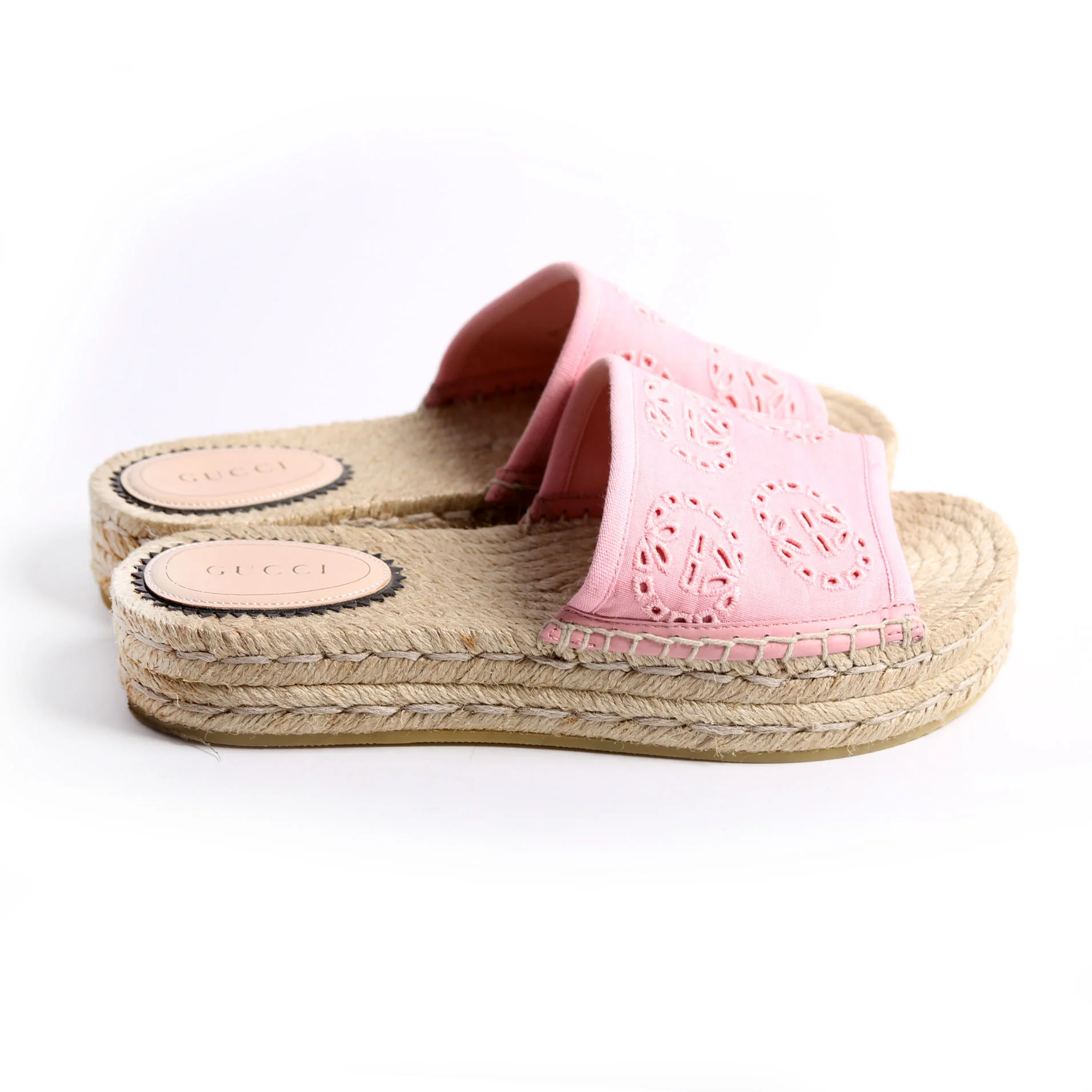 Interlocking G Damita Espadrilles Size 36 Pink - Image 5