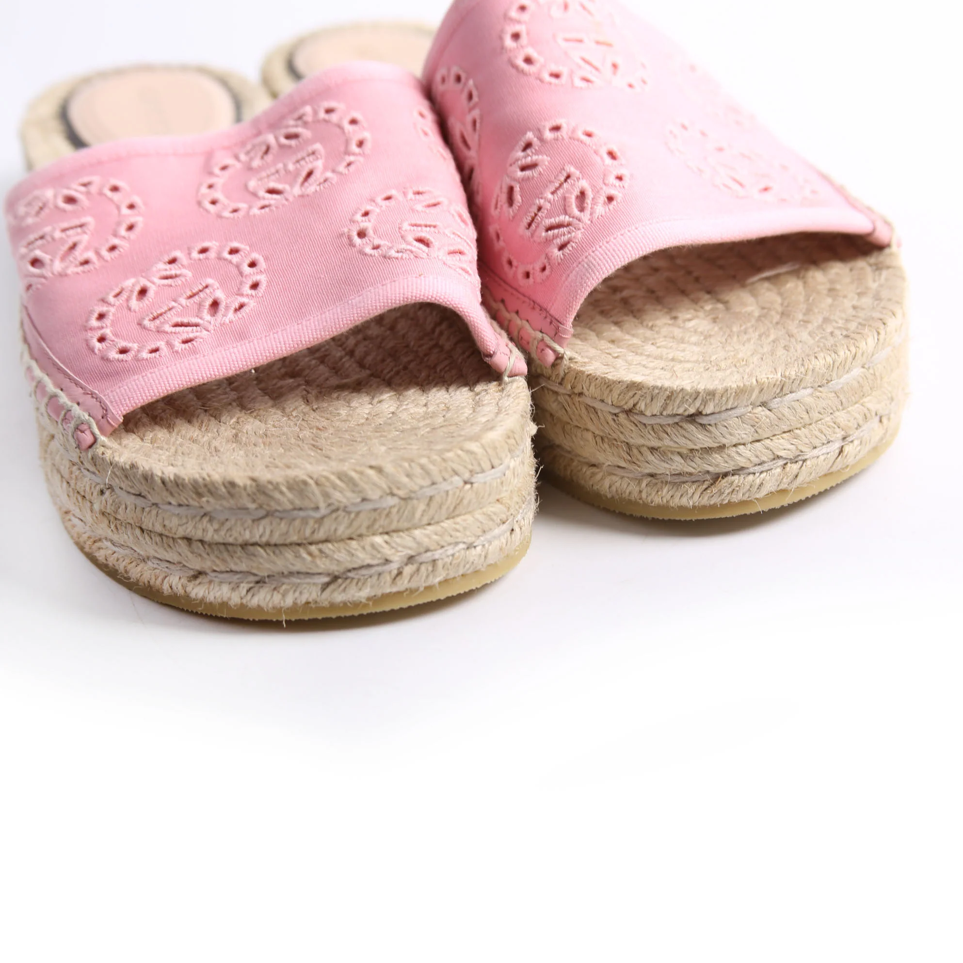 Interlocking G Damita Espadrilles Size 36 Pink - Image 9