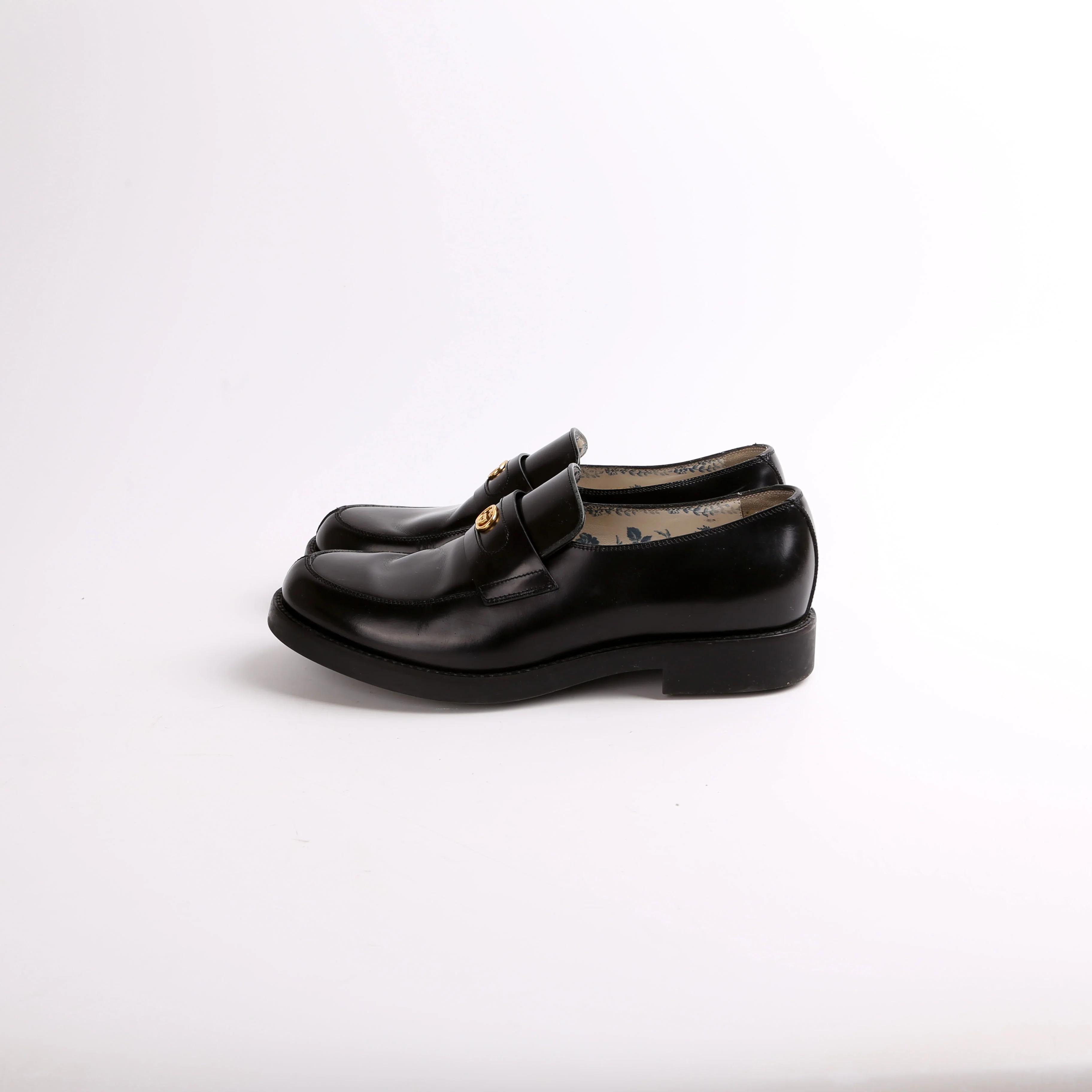 Interlocking G Leather Loafers Size 36 - Image 3