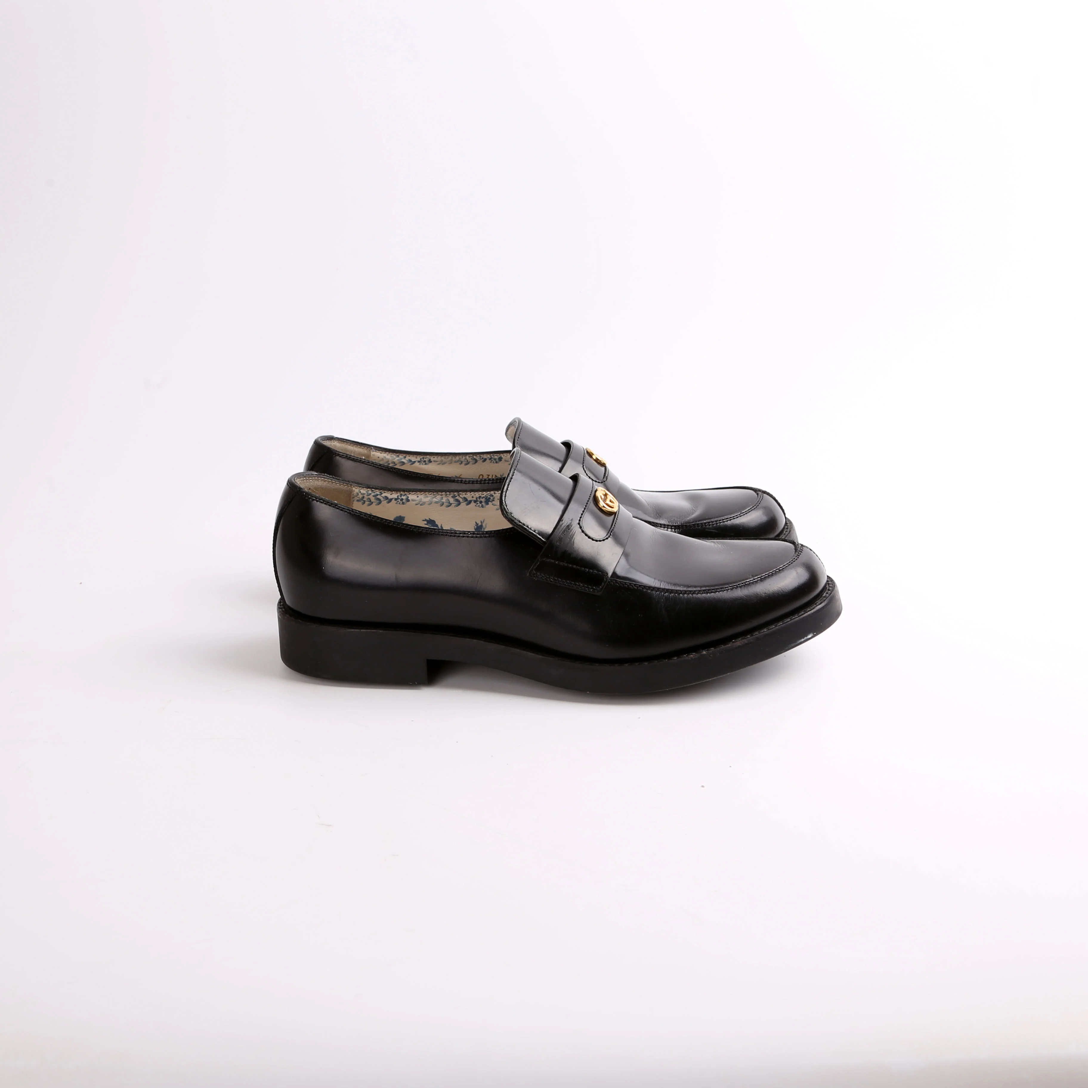 Interlocking G Leather Loafers Size 36 - Image 5